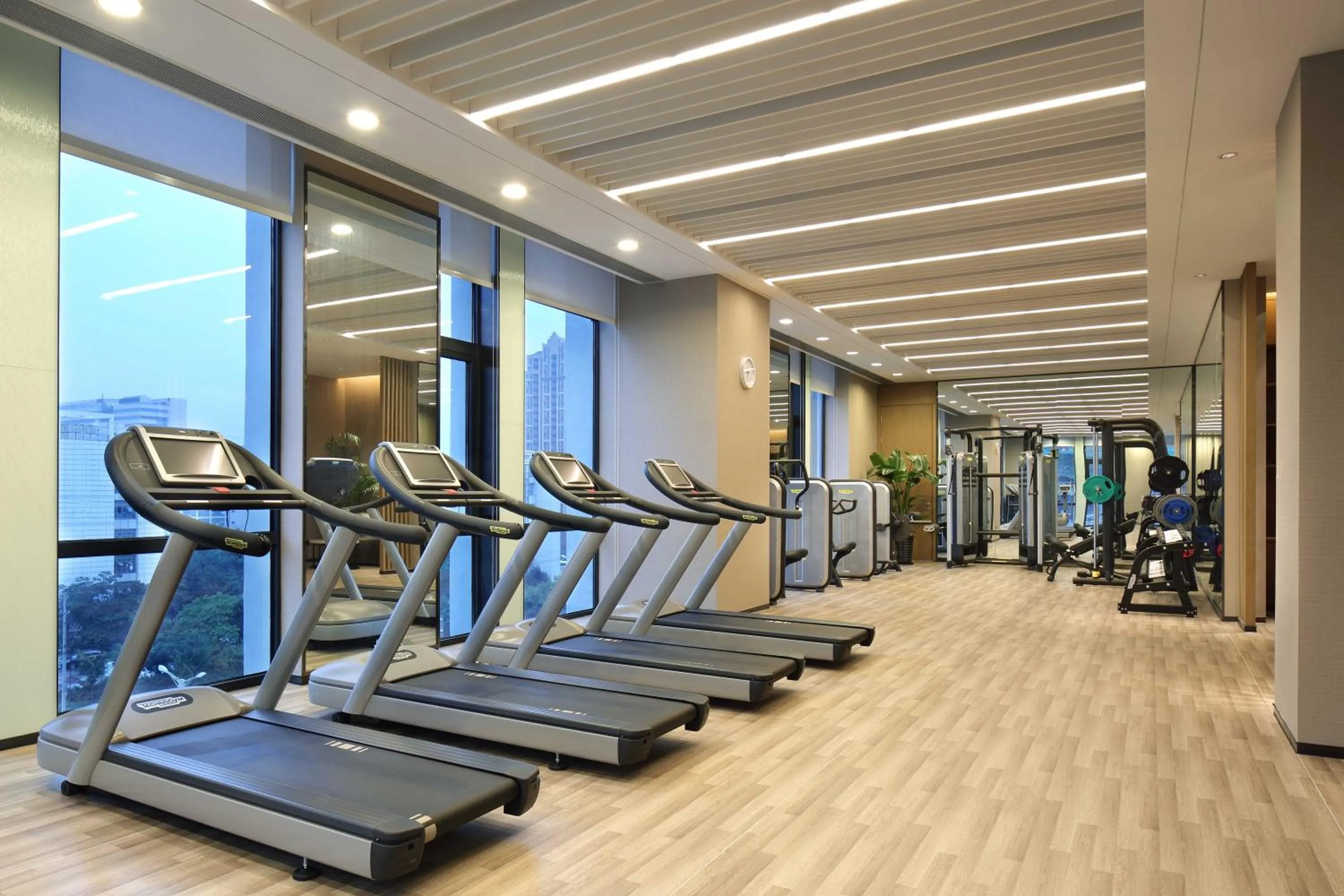 Fitness centre/facilities in Wanda Realm Bozhou
