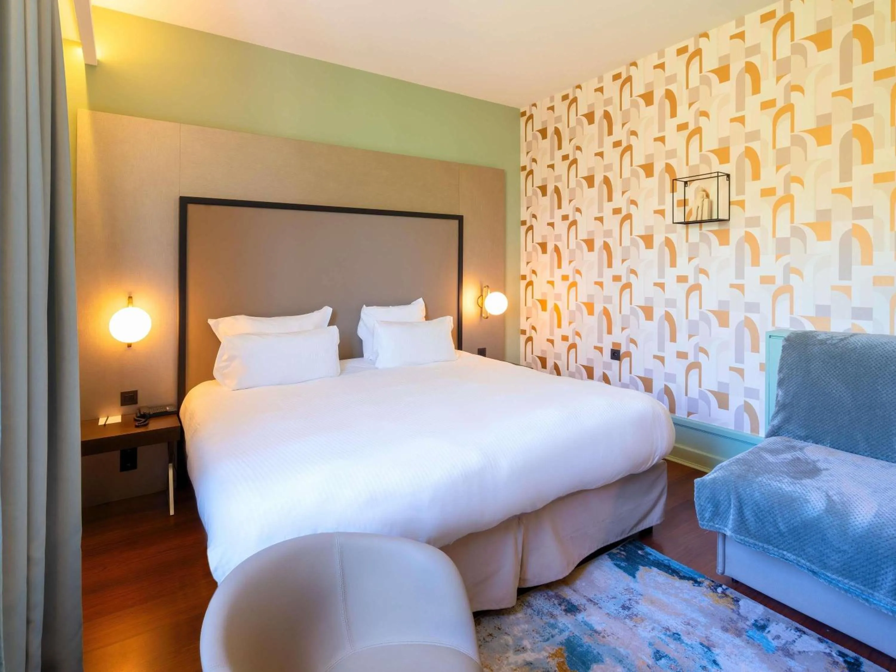 Bedroom, Bed in Le Splendid Hotel Lac D'Annecy - Handwritten Collection