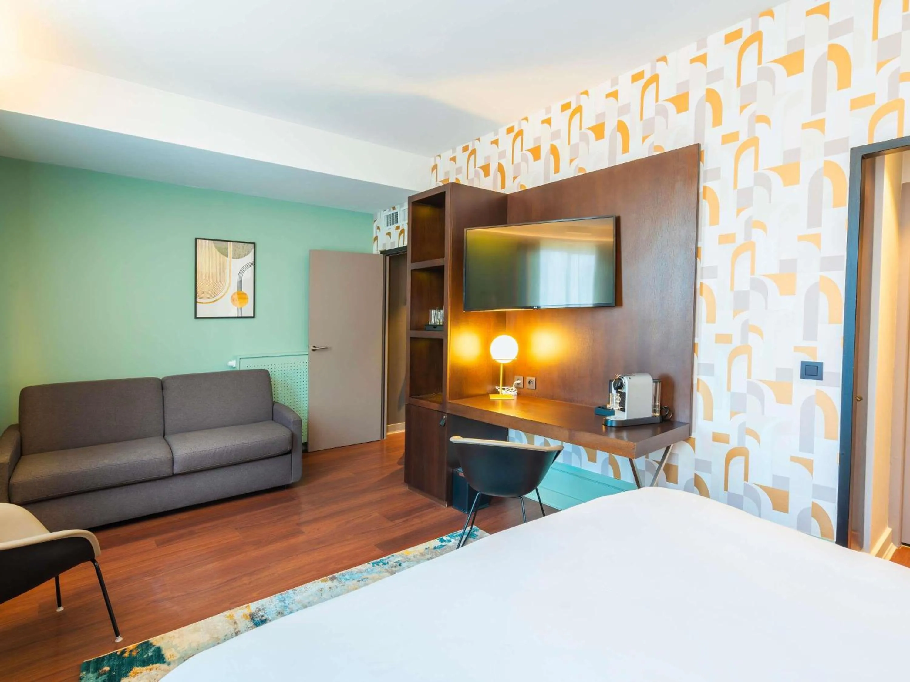 Bedroom, Bed in Le Splendid Hotel Lac D'Annecy - Handwritten Collection