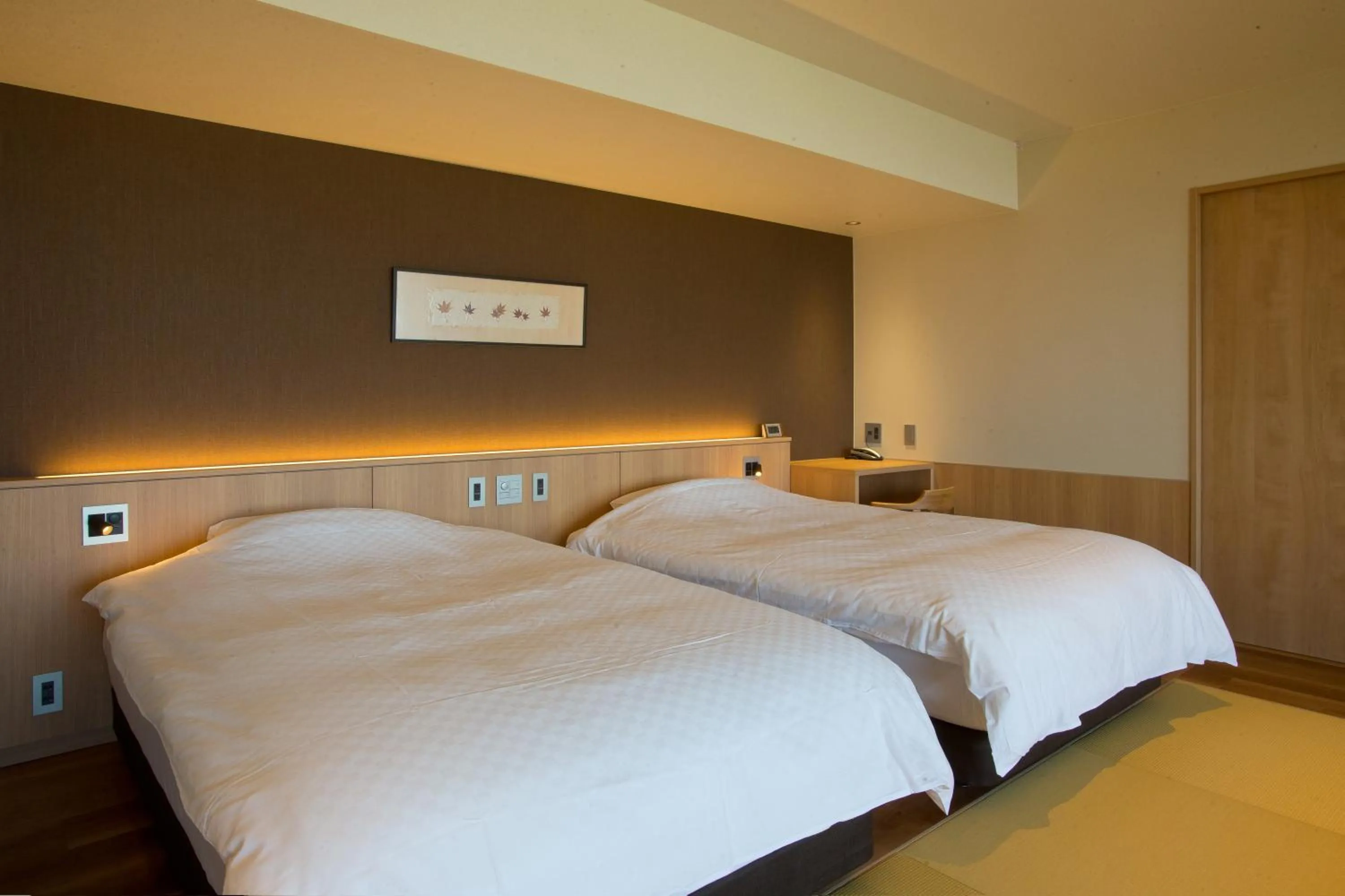 Bed in 山荘 風の杜 Sanso Kazenomori