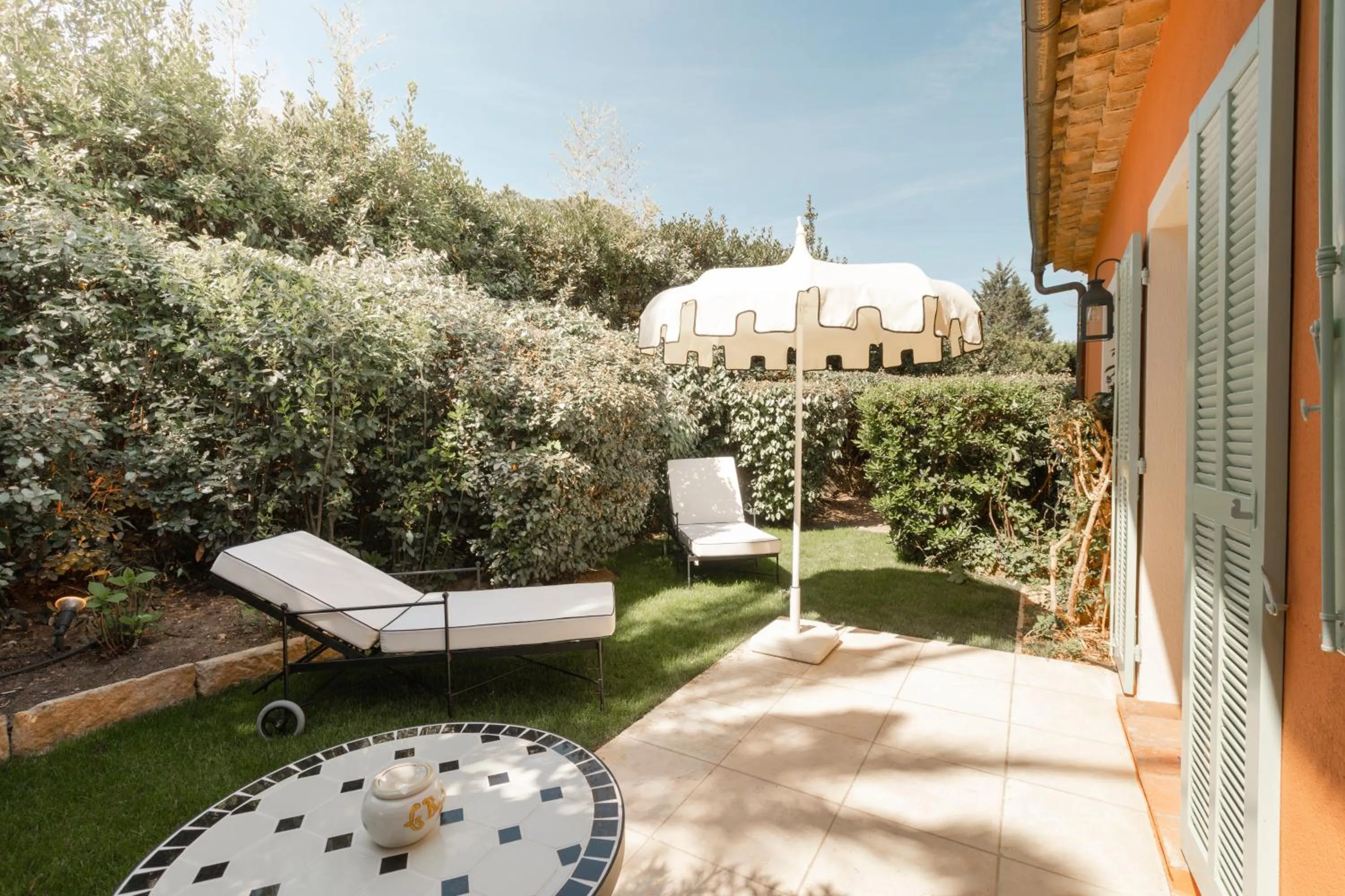 Garden view in La Bastide de Saint Tropez
