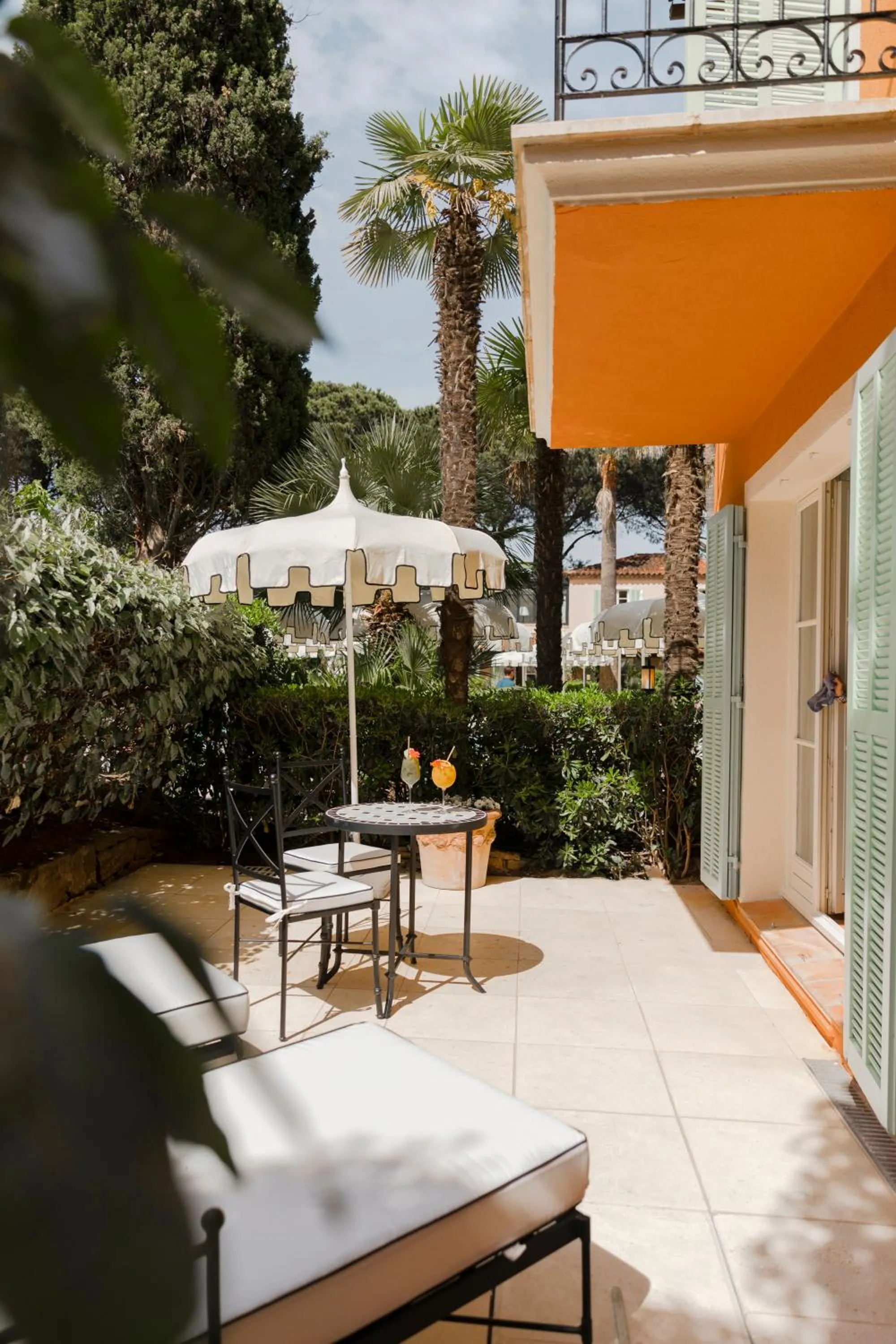 Garden view in La Bastide de Saint Tropez