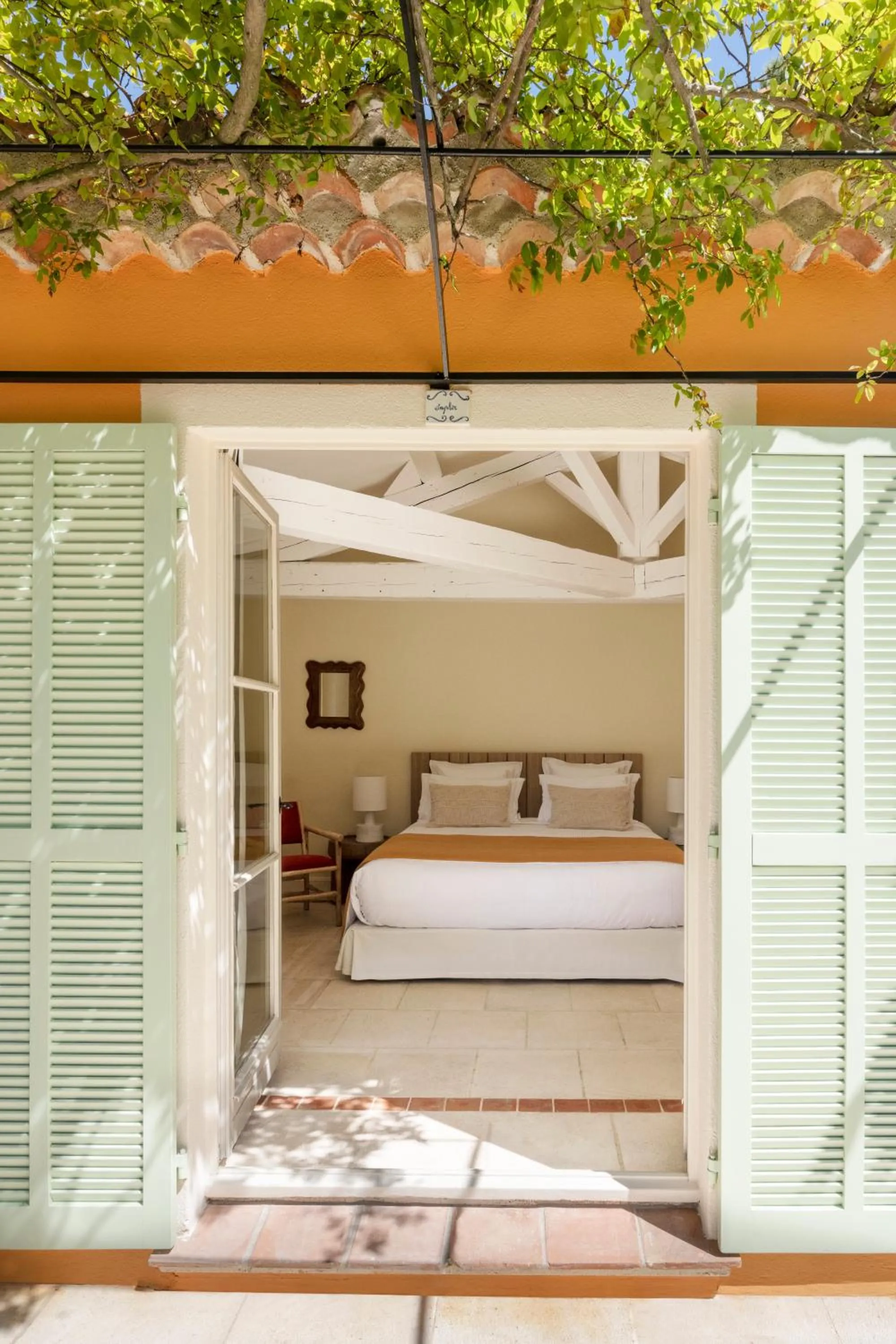 Bedroom, Bed in La Bastide de Saint Tropez