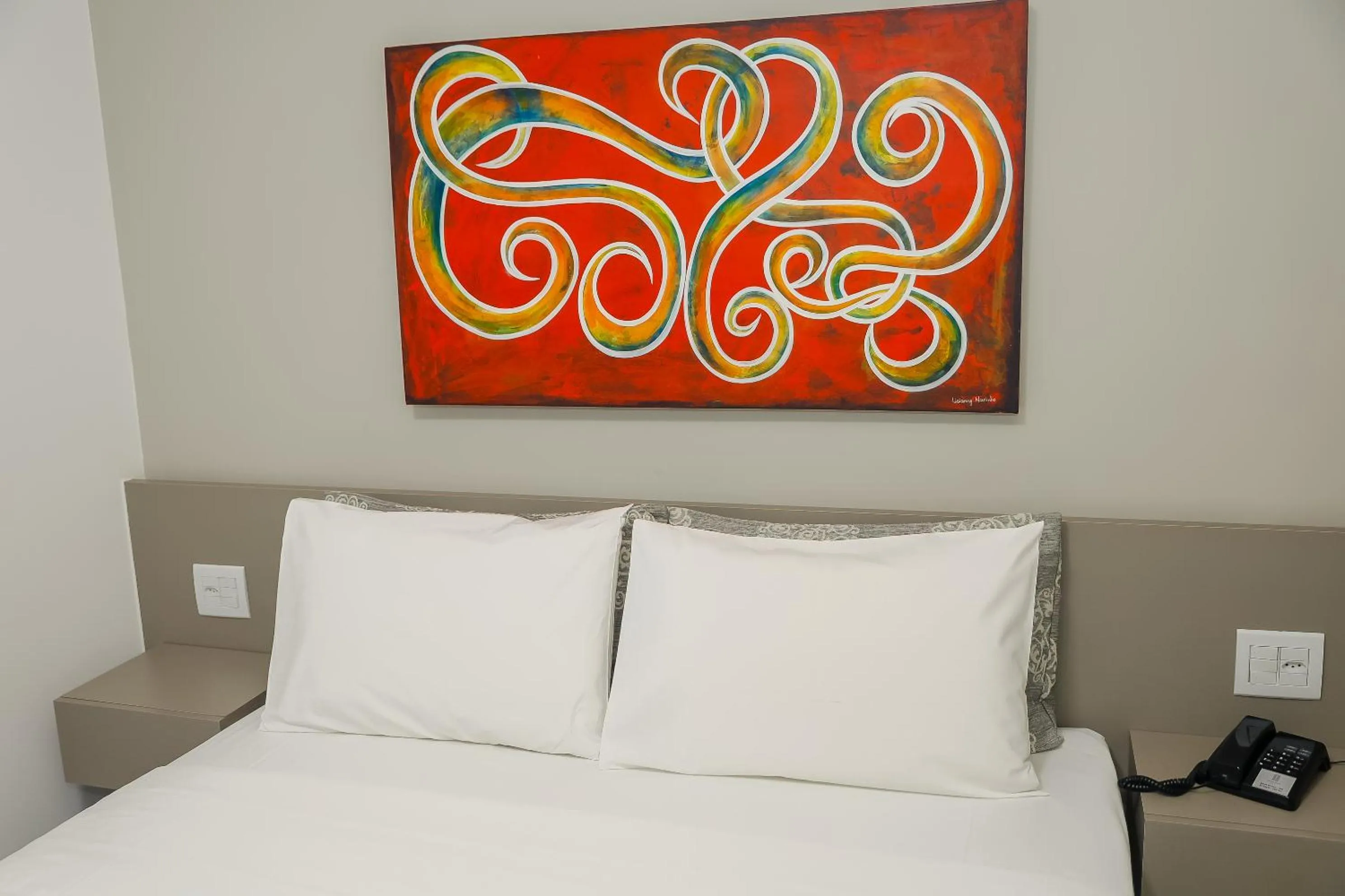 Bed in Verona Tower Hotel