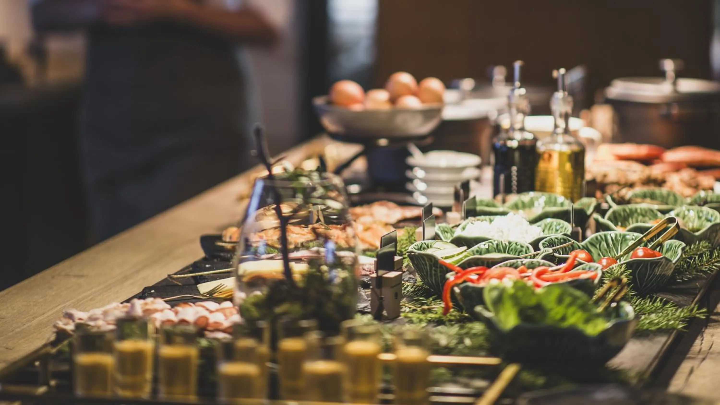 Buffet breakfast in Glass Resort