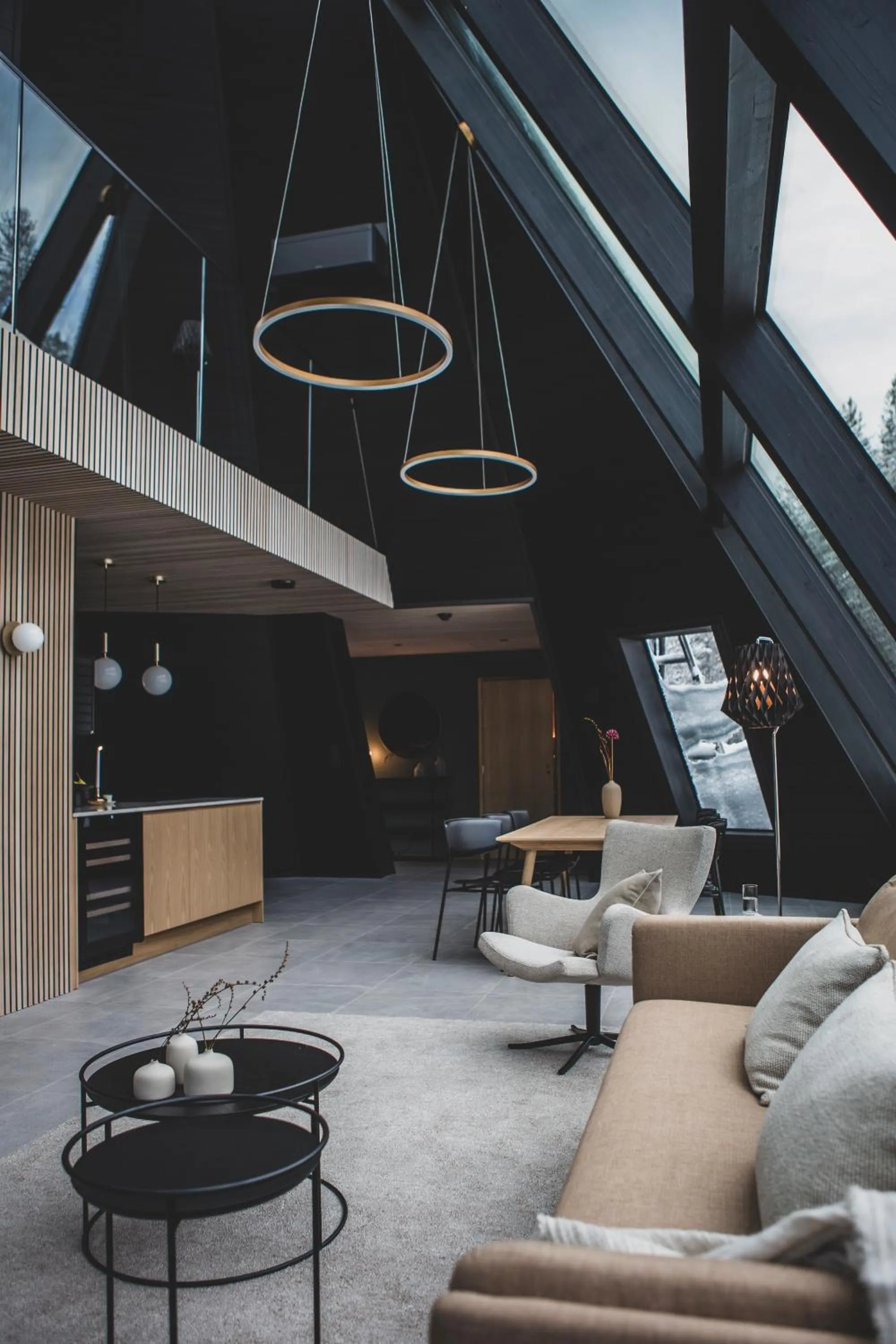 Living room in Glass Resort