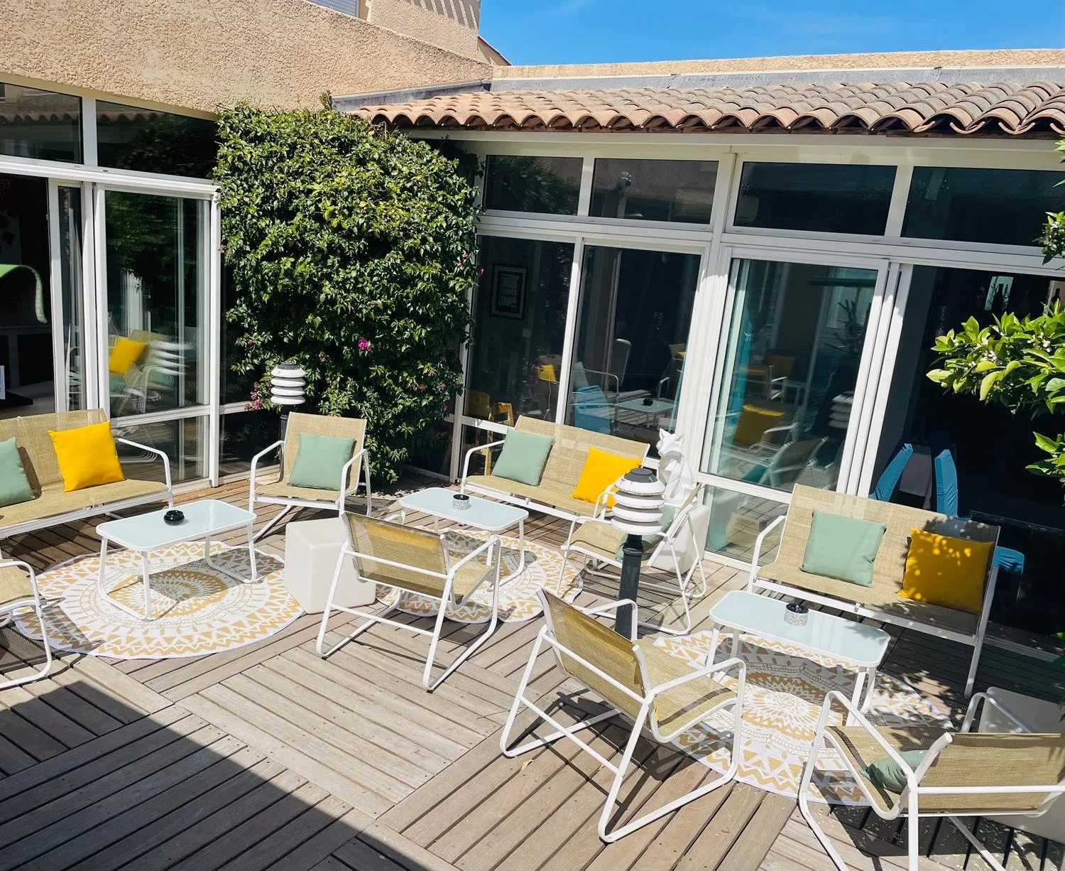 Patio in Hotel & Spa Gil de France Cap d'Agde