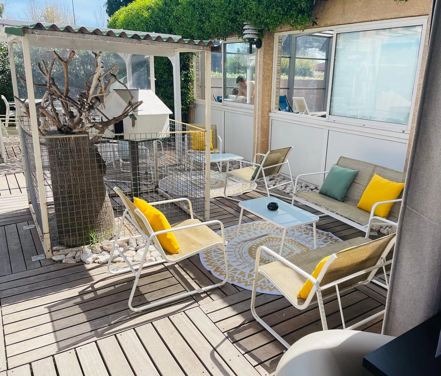 Patio in Hotel & Spa Gil de France Cap d'Agde