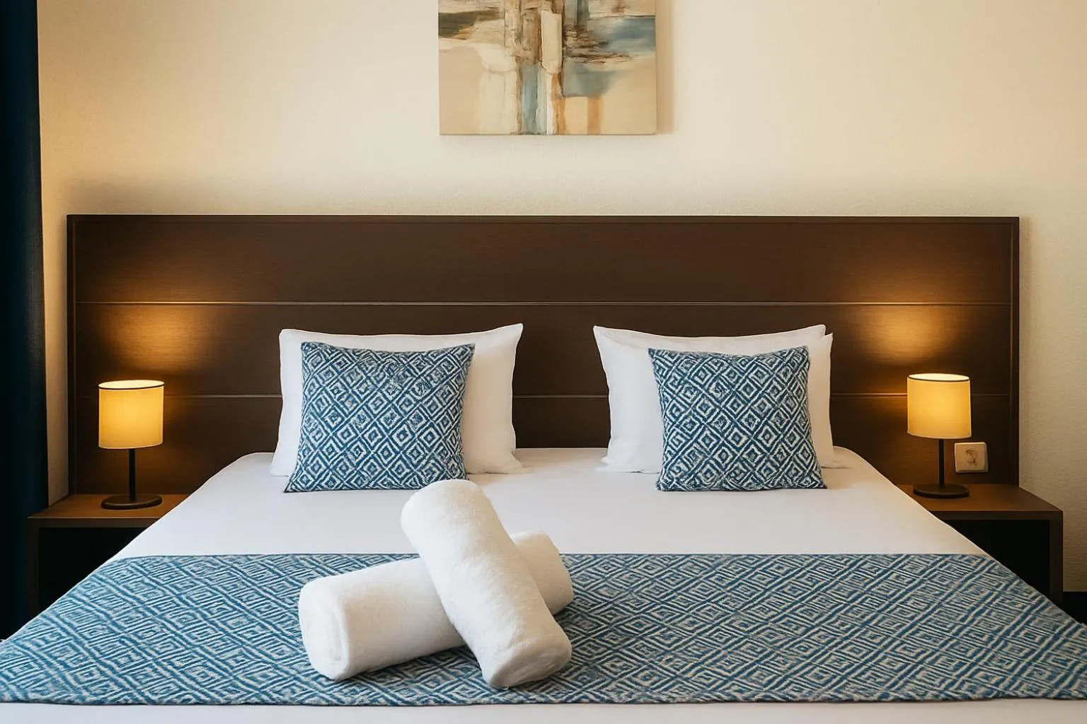 Bedroom, Bed in Hotel & Spa Gil de France Cap d'Agde