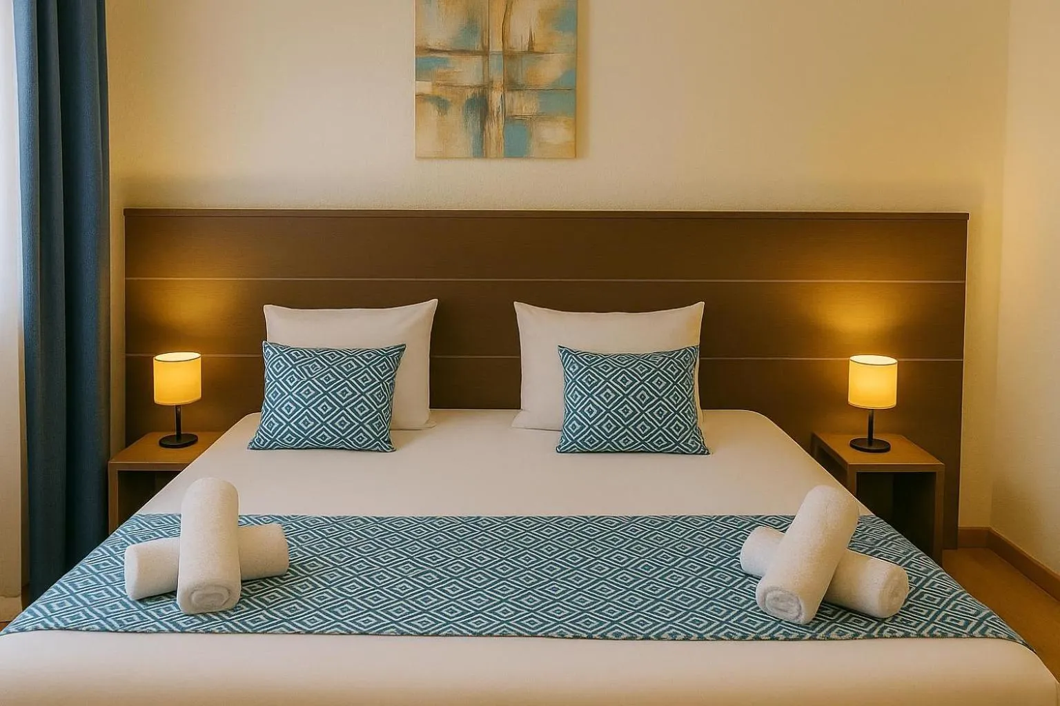 Bedroom, Bed in Hotel & Spa Gil de France Cap d'Agde