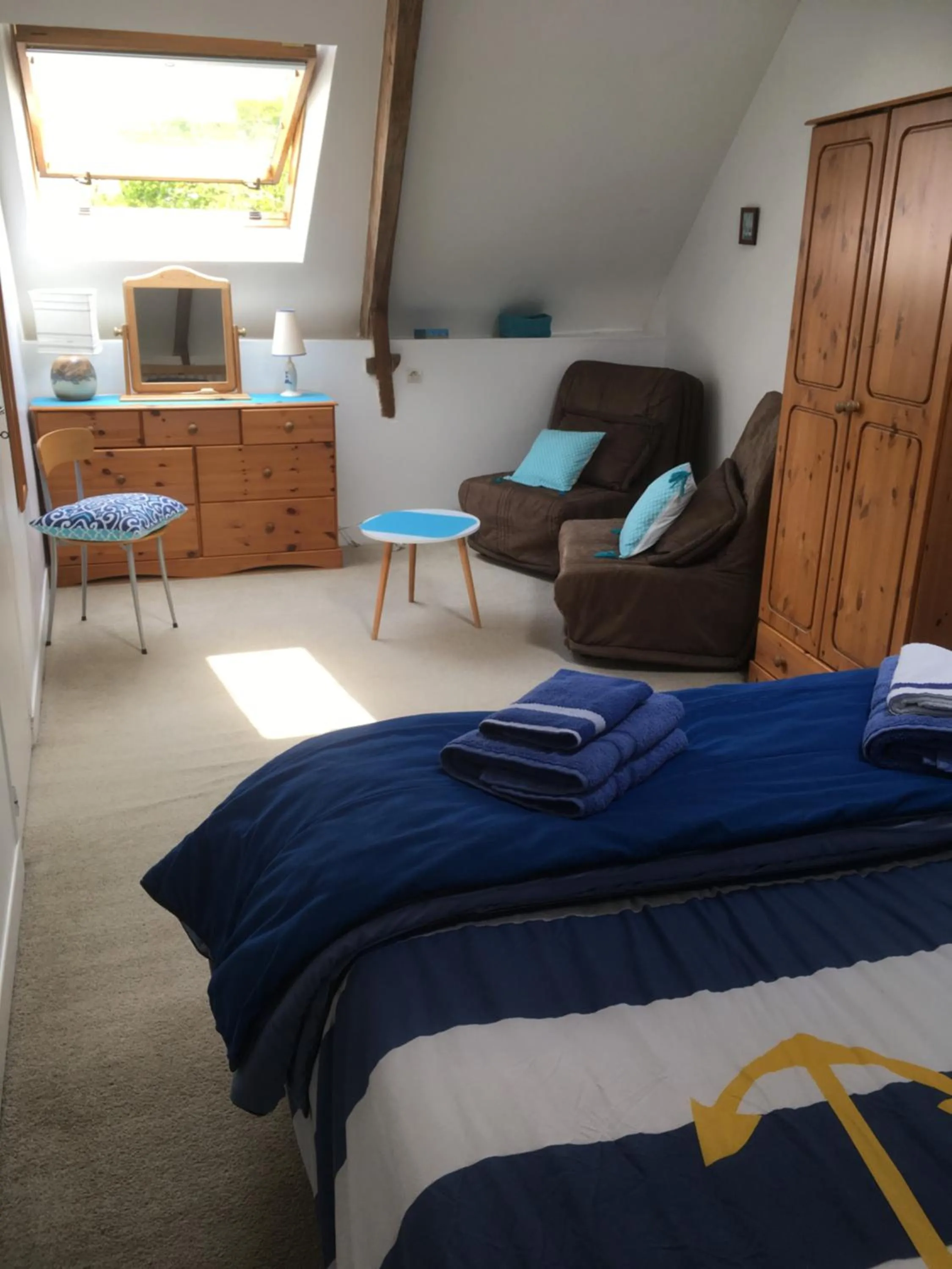 Bedroom, Bed in Gites de la Motte Parent