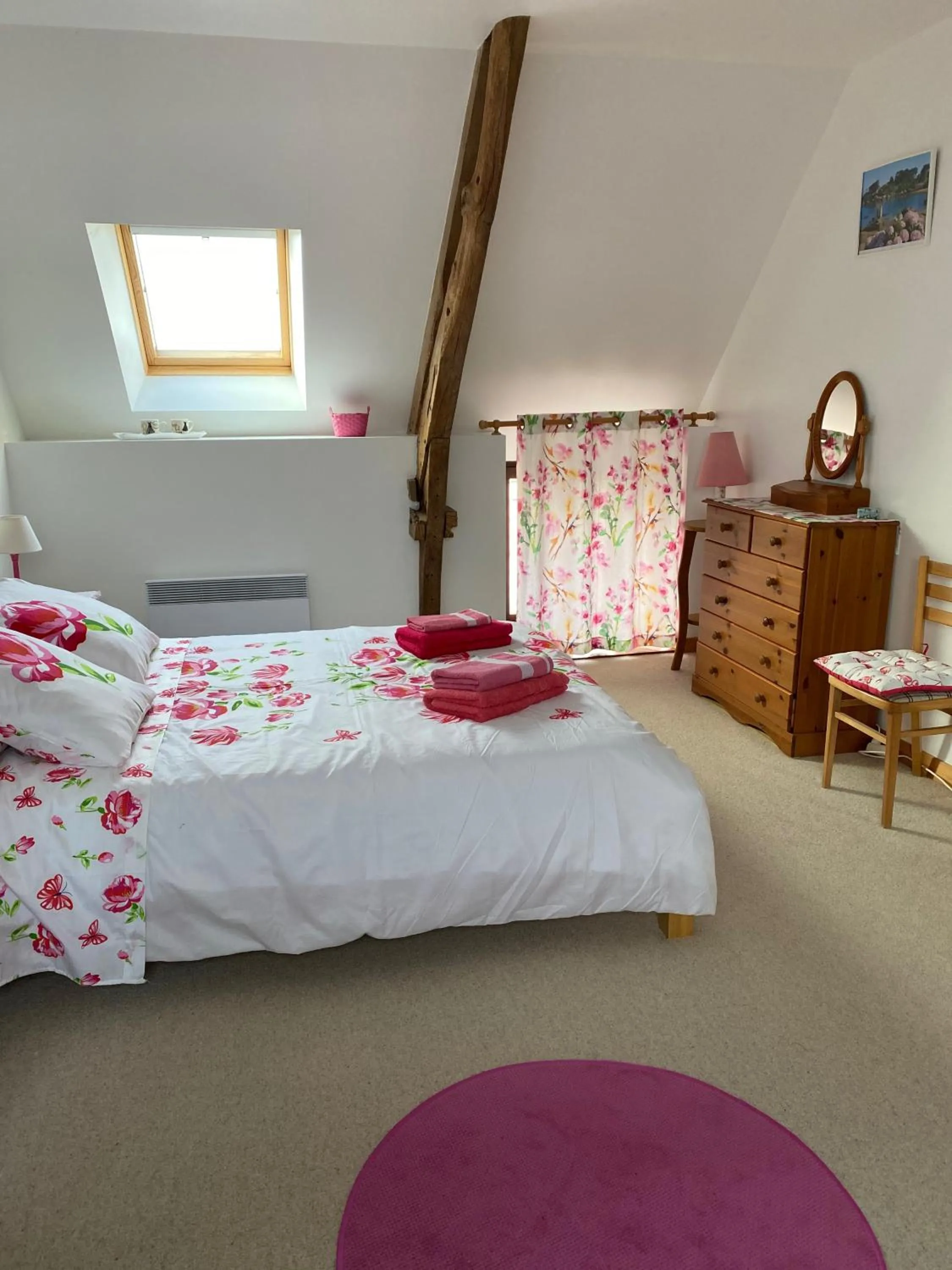Bed in Gites de la Motte Parent