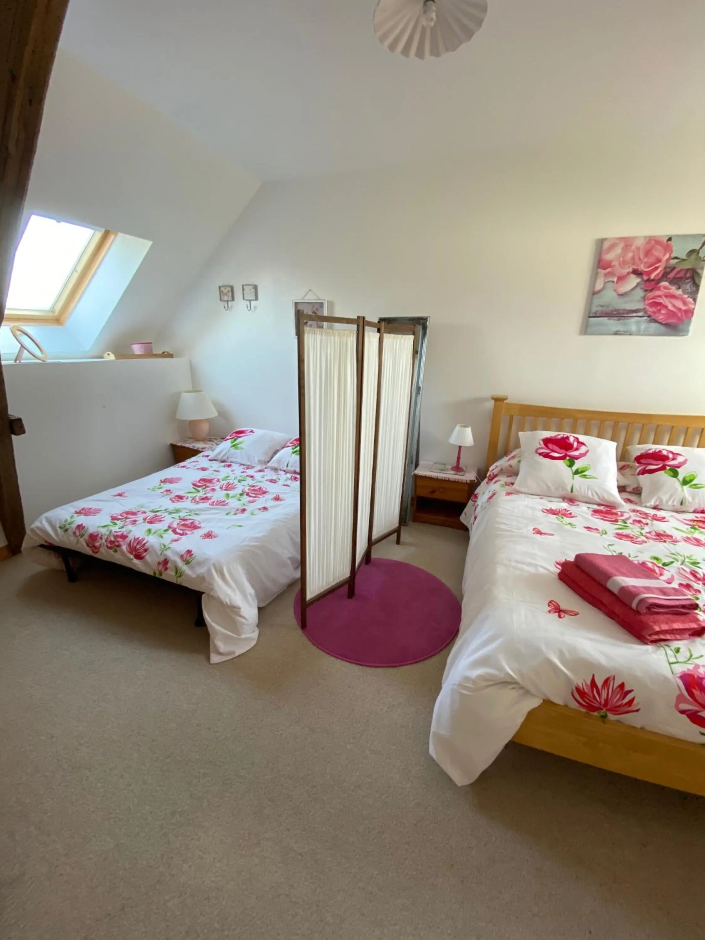 Bed in Gites de la Motte Parent