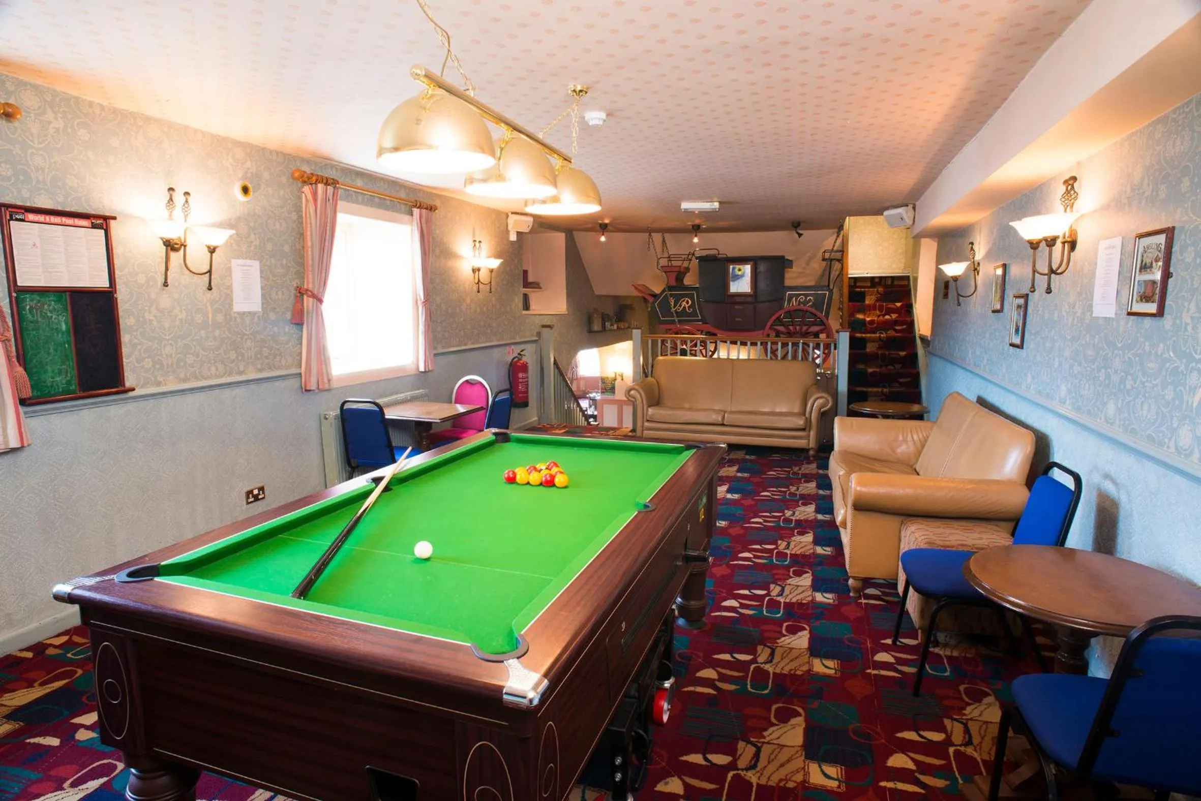 Game Room in The Highwayman Inn
