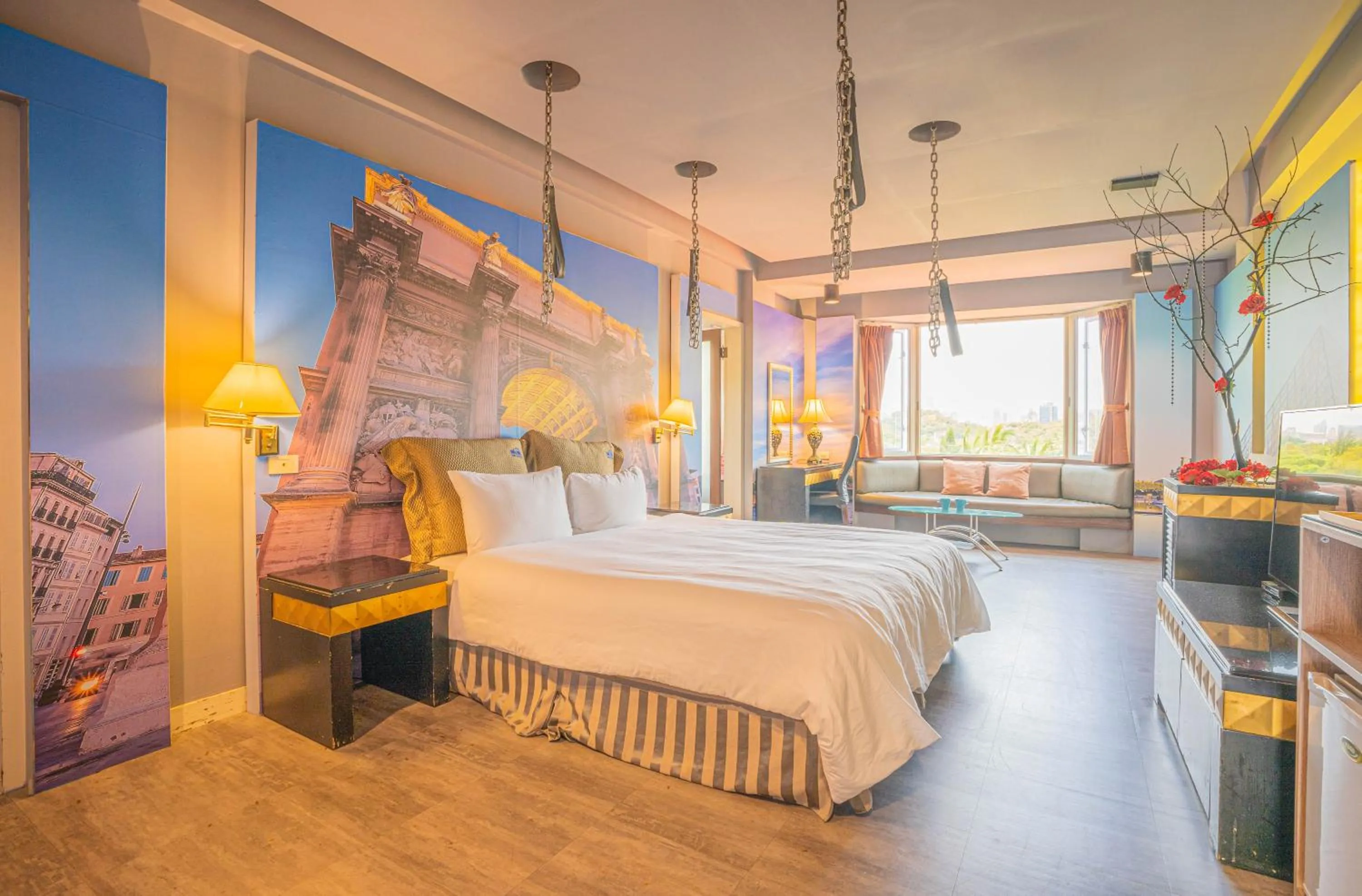 Bedroom, Bed in Regale Motel