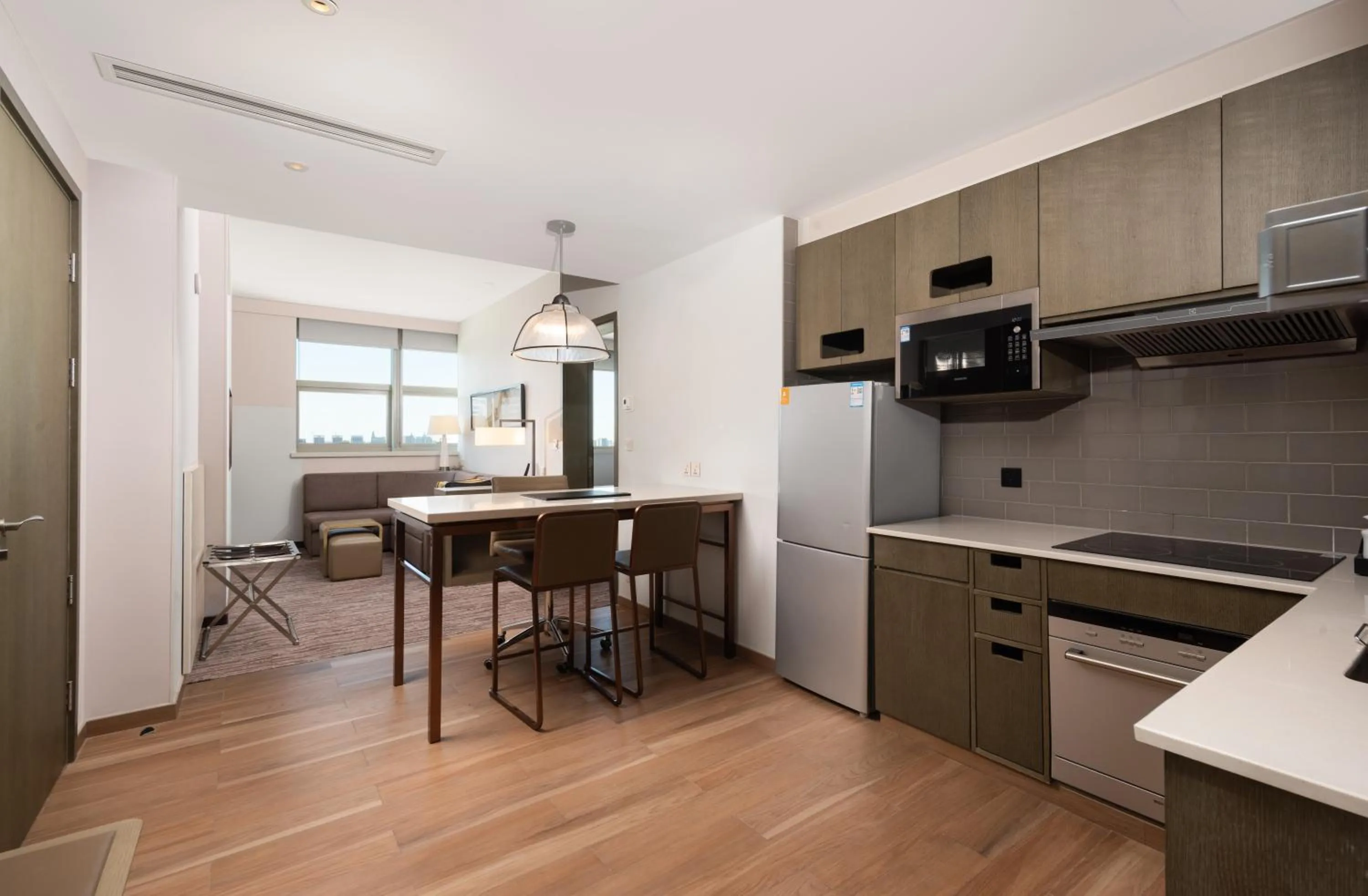 Kitchen or kitchenette in Hyatt House Yinchuan Yuecaicheng