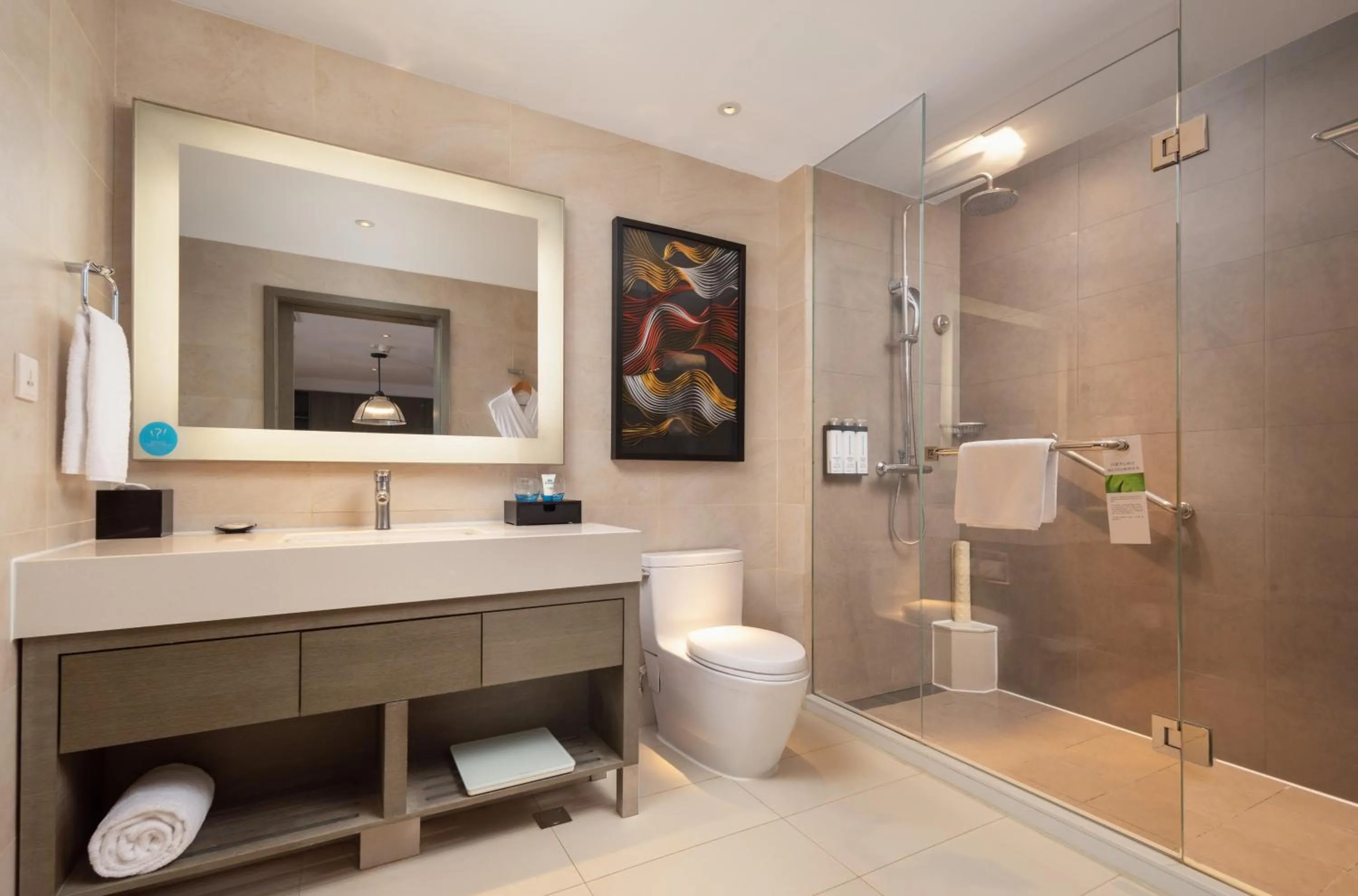 Toilet in Hyatt House Yinchuan Yuecaicheng