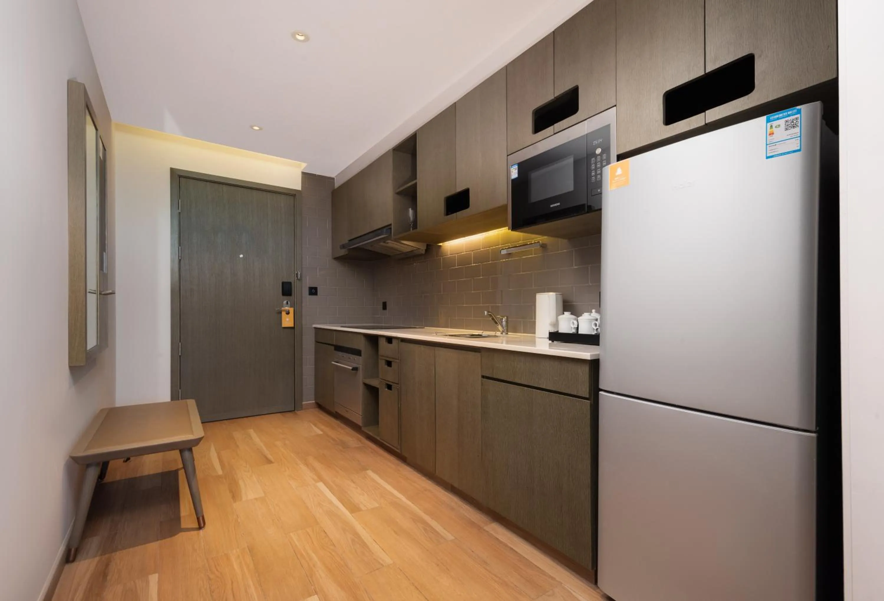 Kitchen or kitchenette in Hyatt House Yinchuan Yuecaicheng