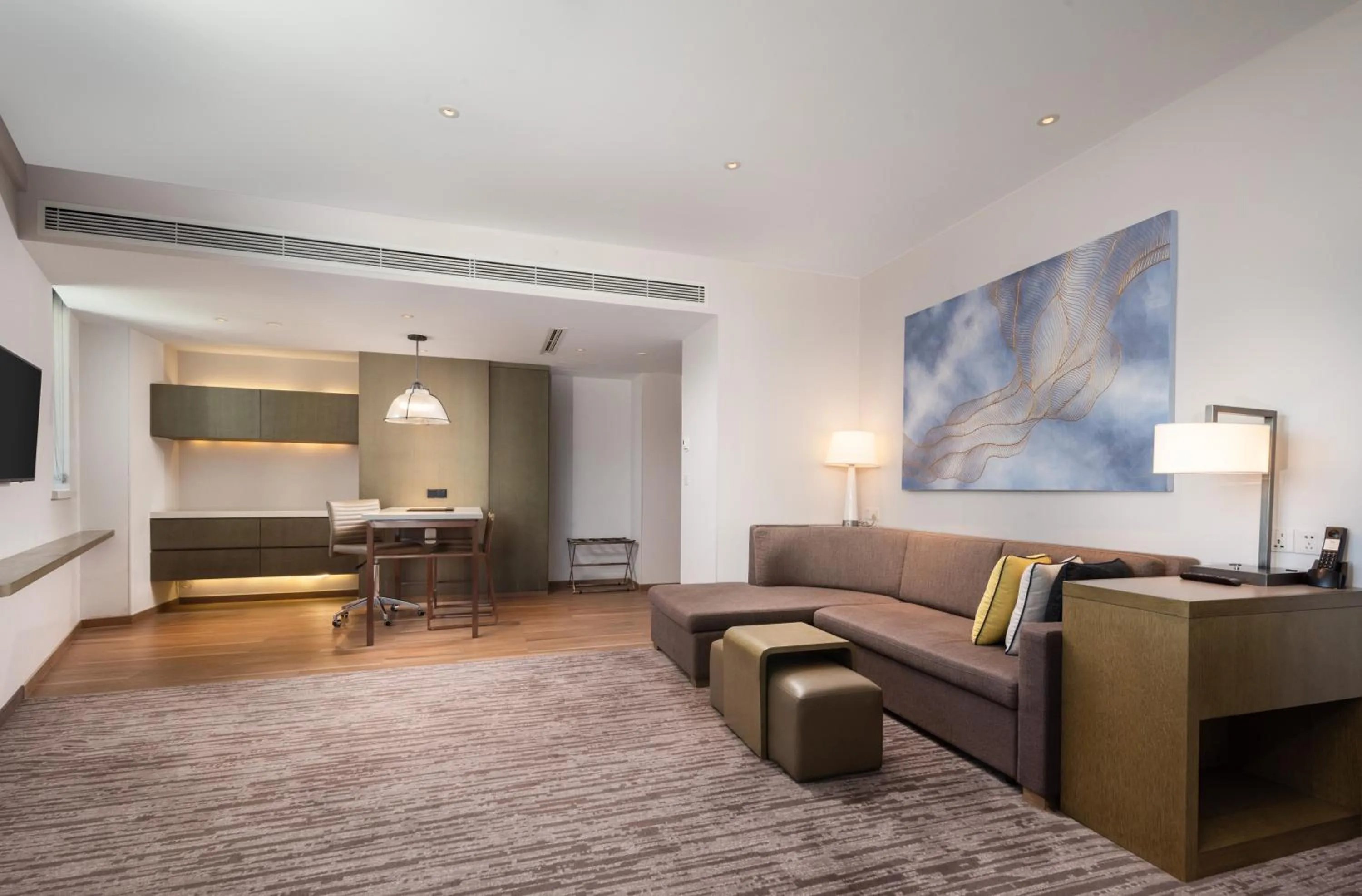 Living room in Hyatt House Yinchuan Yuecaicheng