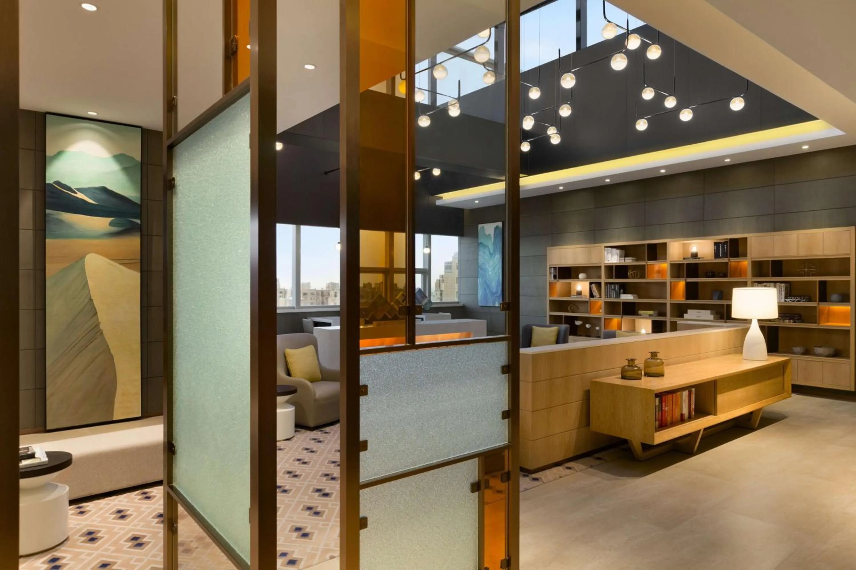 Lounge or bar in Hyatt House Yinchuan Yuecaicheng