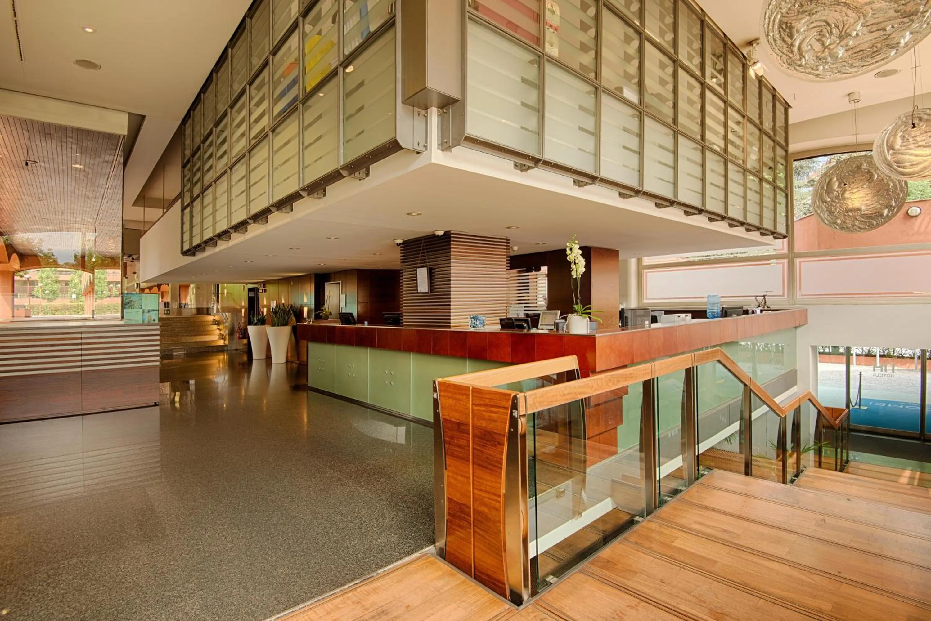 Lobby or reception in NH Milano 2