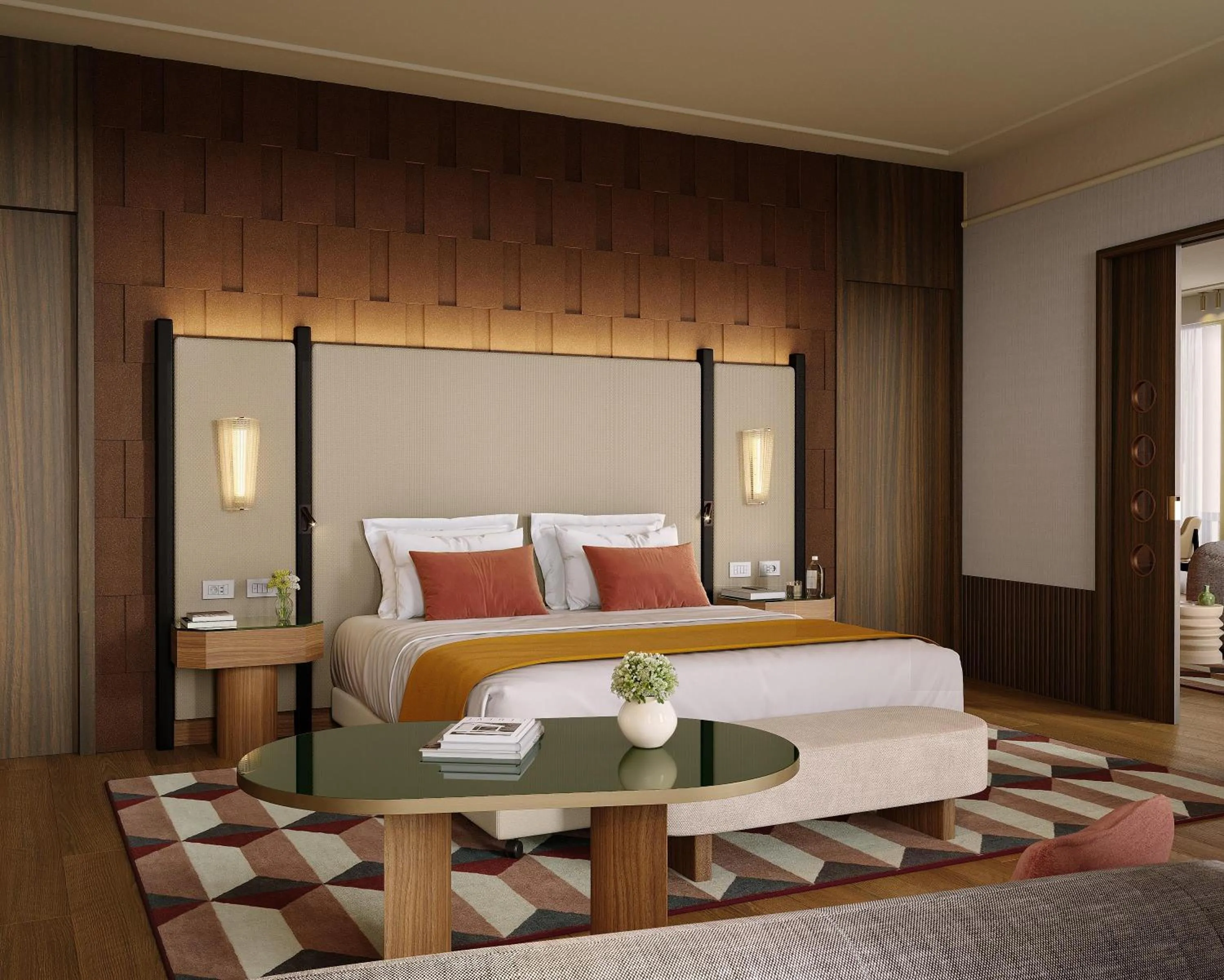 Photo of the whole room, Bed in Tivoli President Milano Hotel