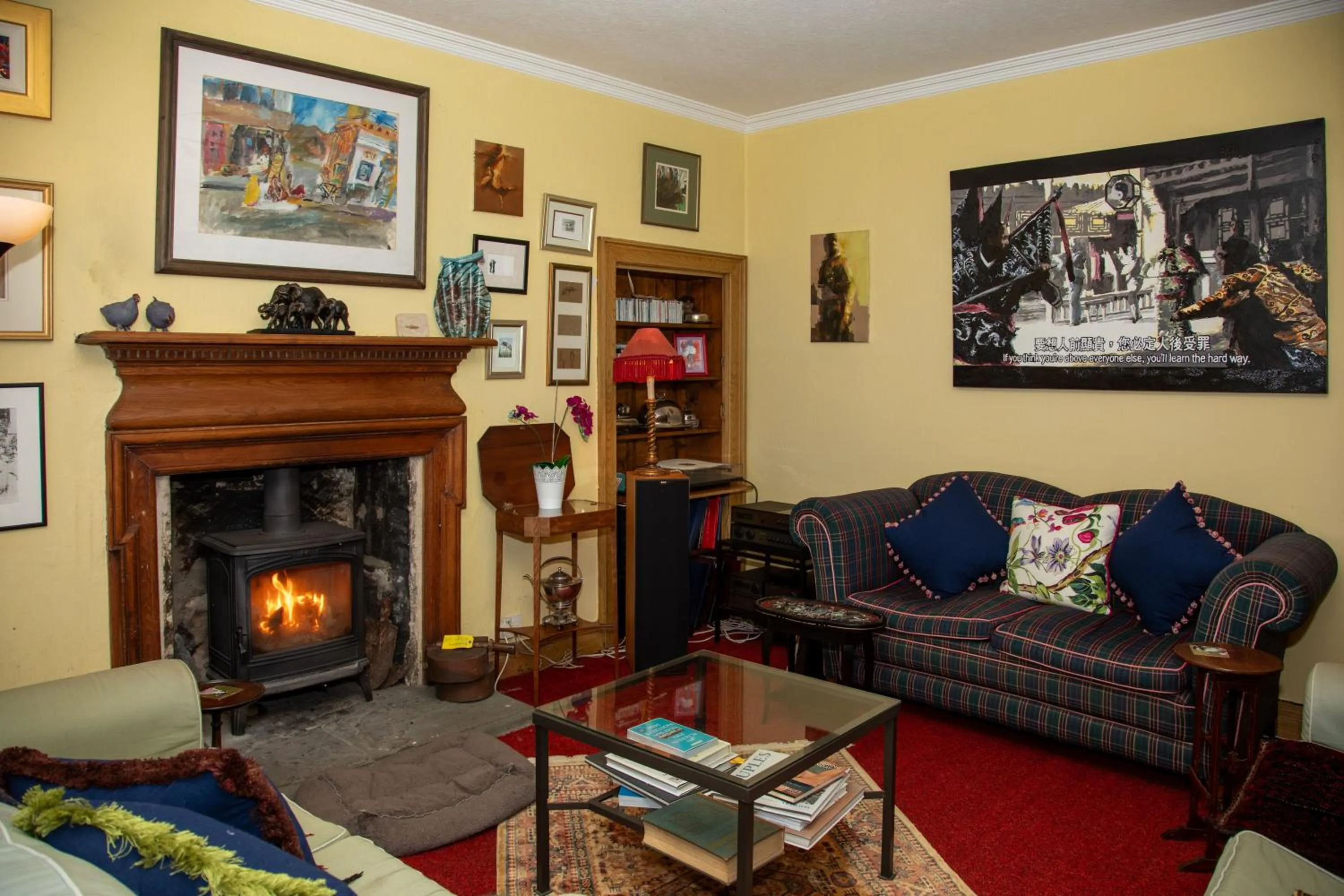 Living room in Buckthorns House