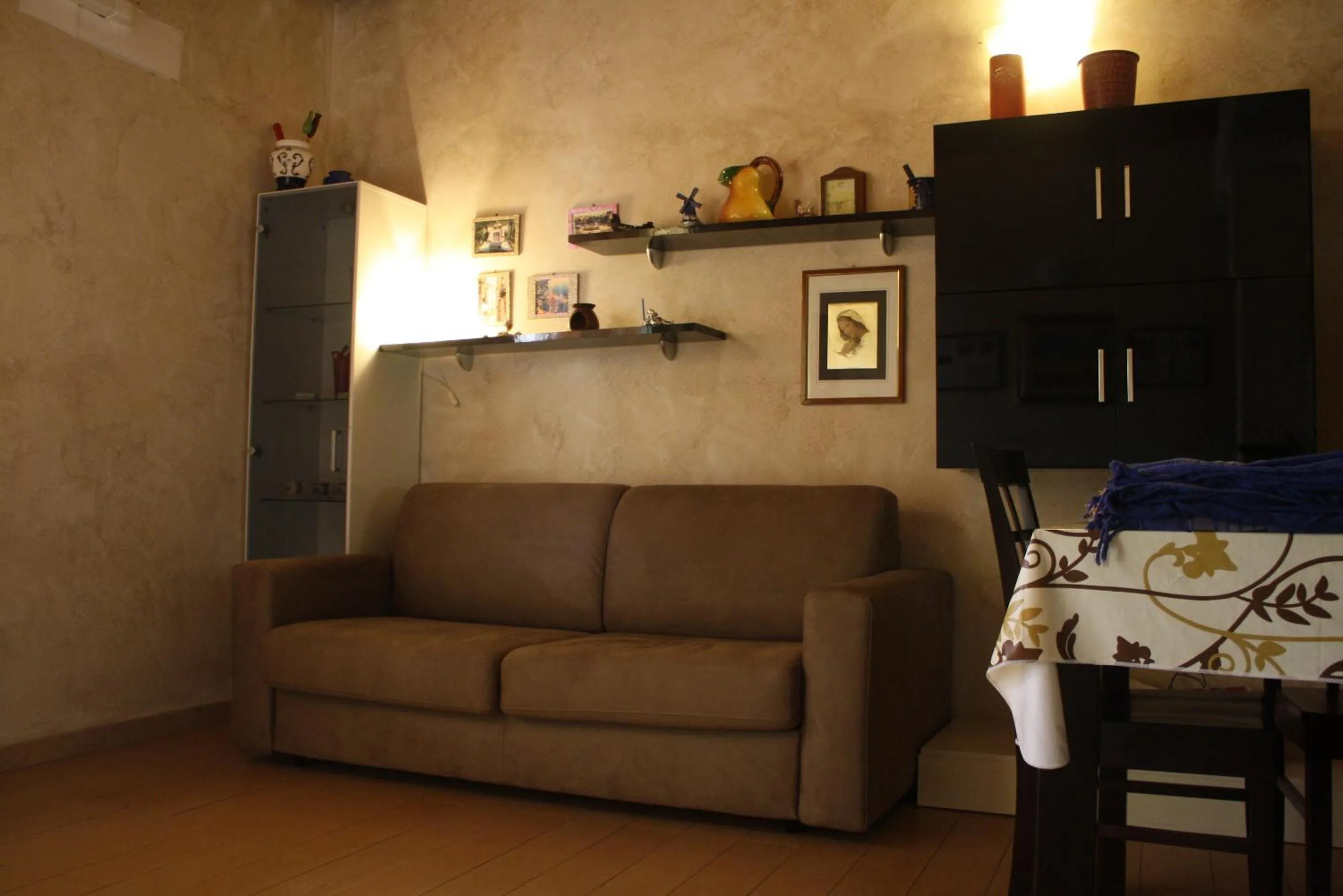 Communal lounge/ TV room in Casa-B&B Bouganville Attico 85 mq