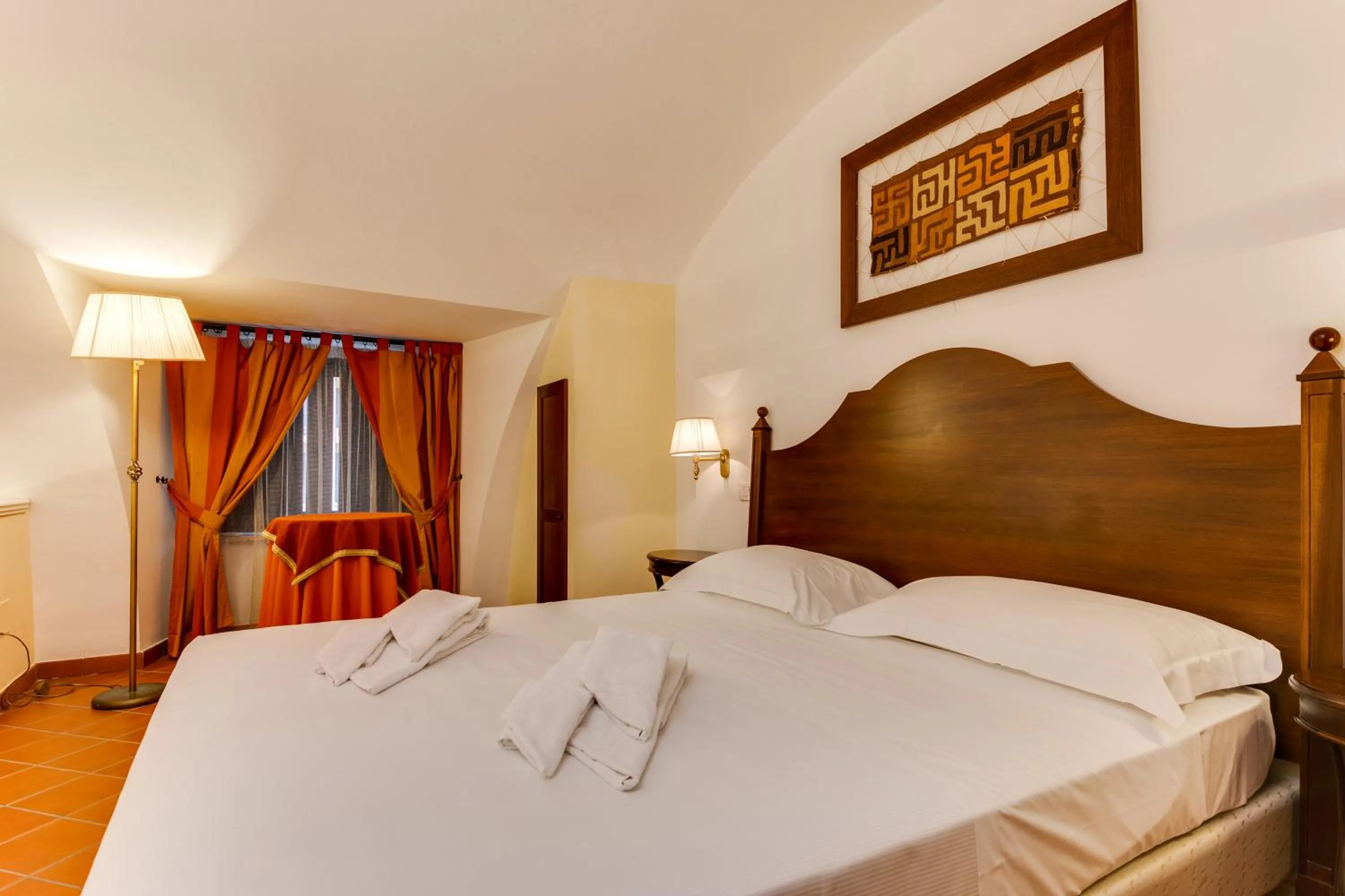 Bed in Phi Hotel La Tonnara di Bonagia