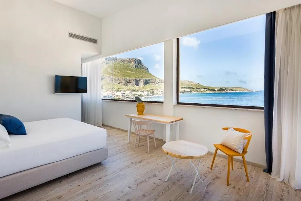 Bed in Phi Hotel La Tonnara di Bonagia