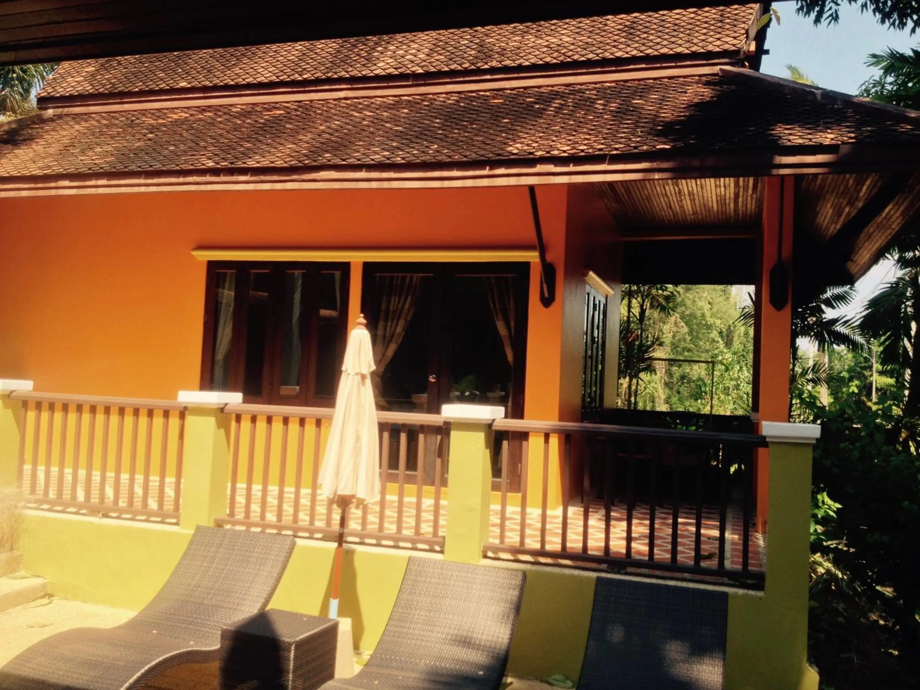 Seating area in Villa Chaya