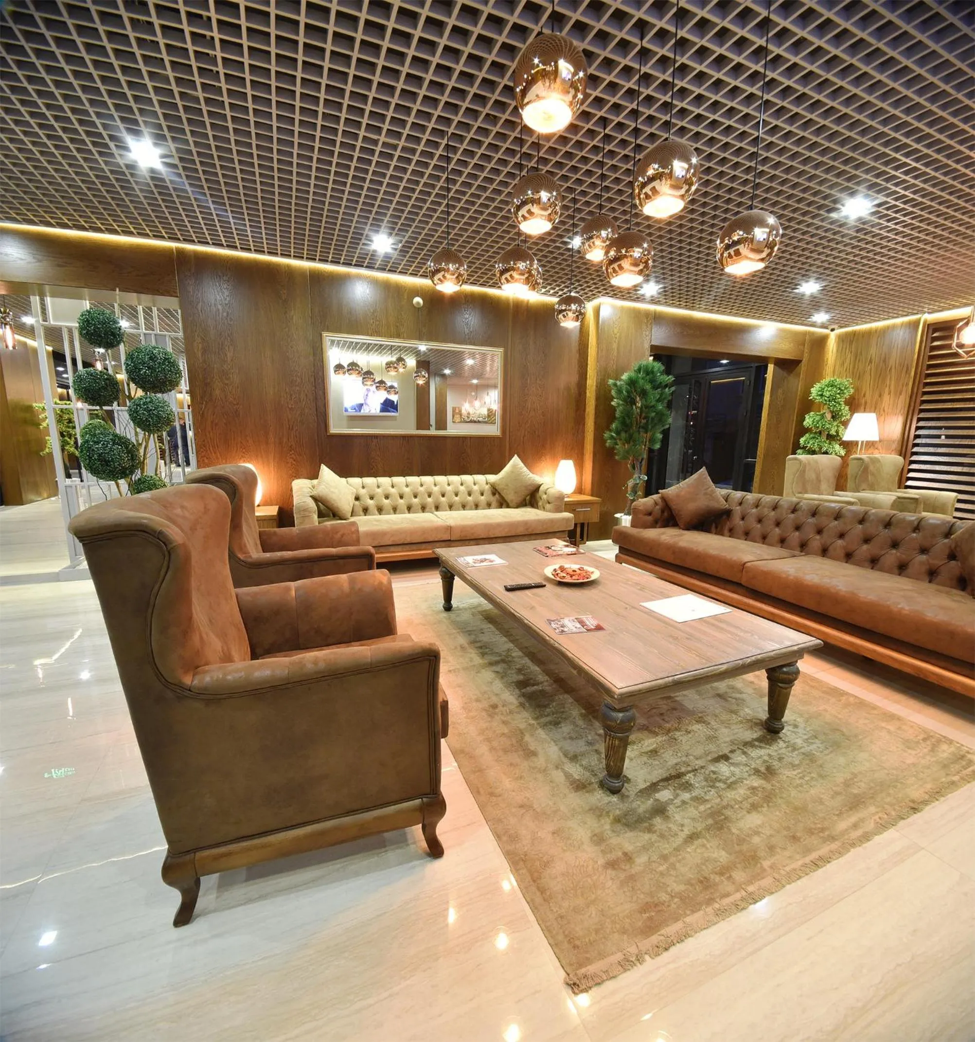 Lobby or reception in The Elegant Hotel