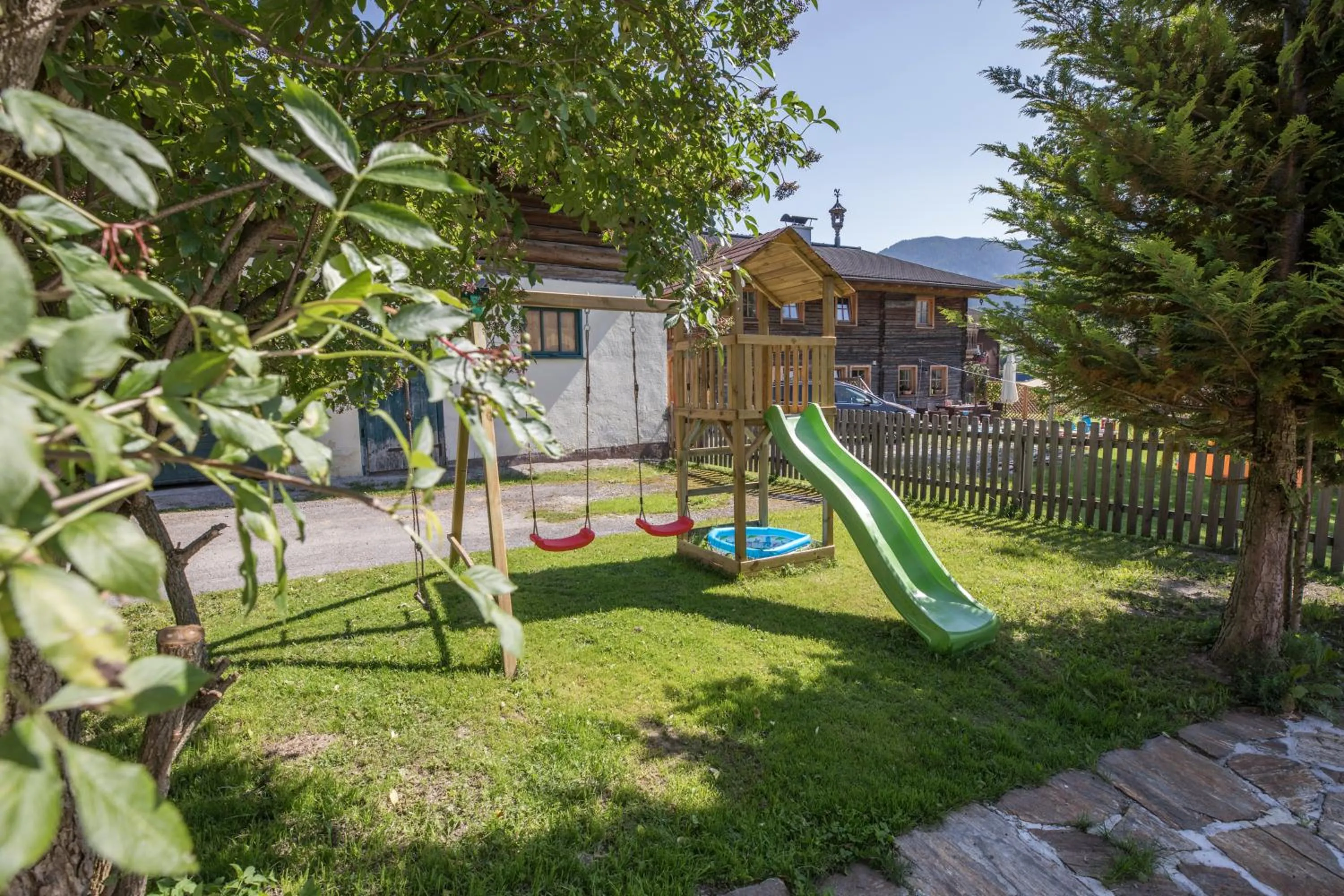 Children play ground in Aparthotel Paradies - Schrempfgut
