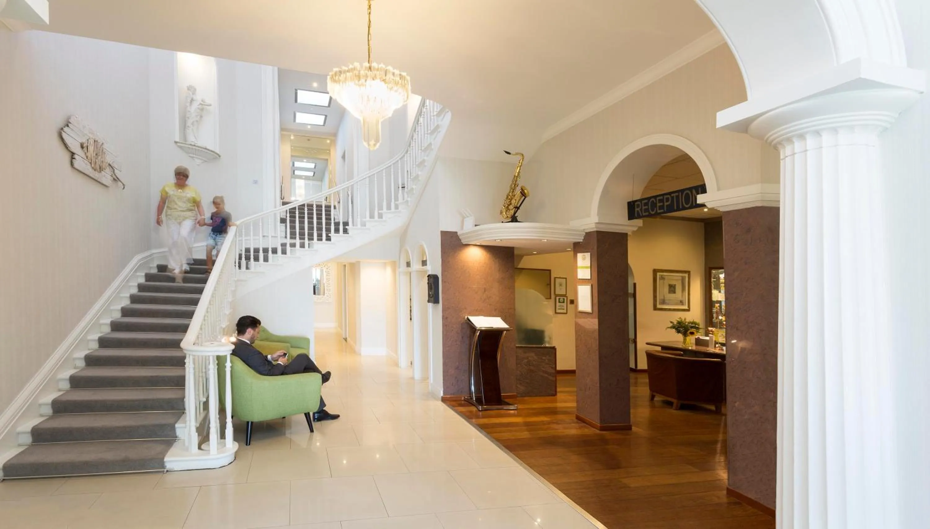 Lobby or reception in The Savoy Jersey