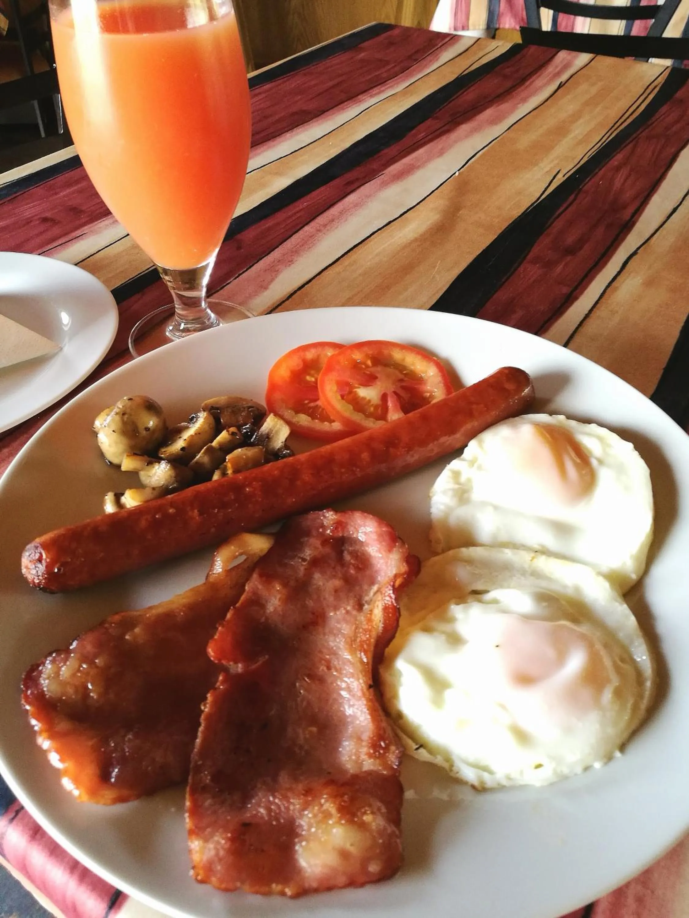 English/Irish breakfast in Krige Lodge B&B