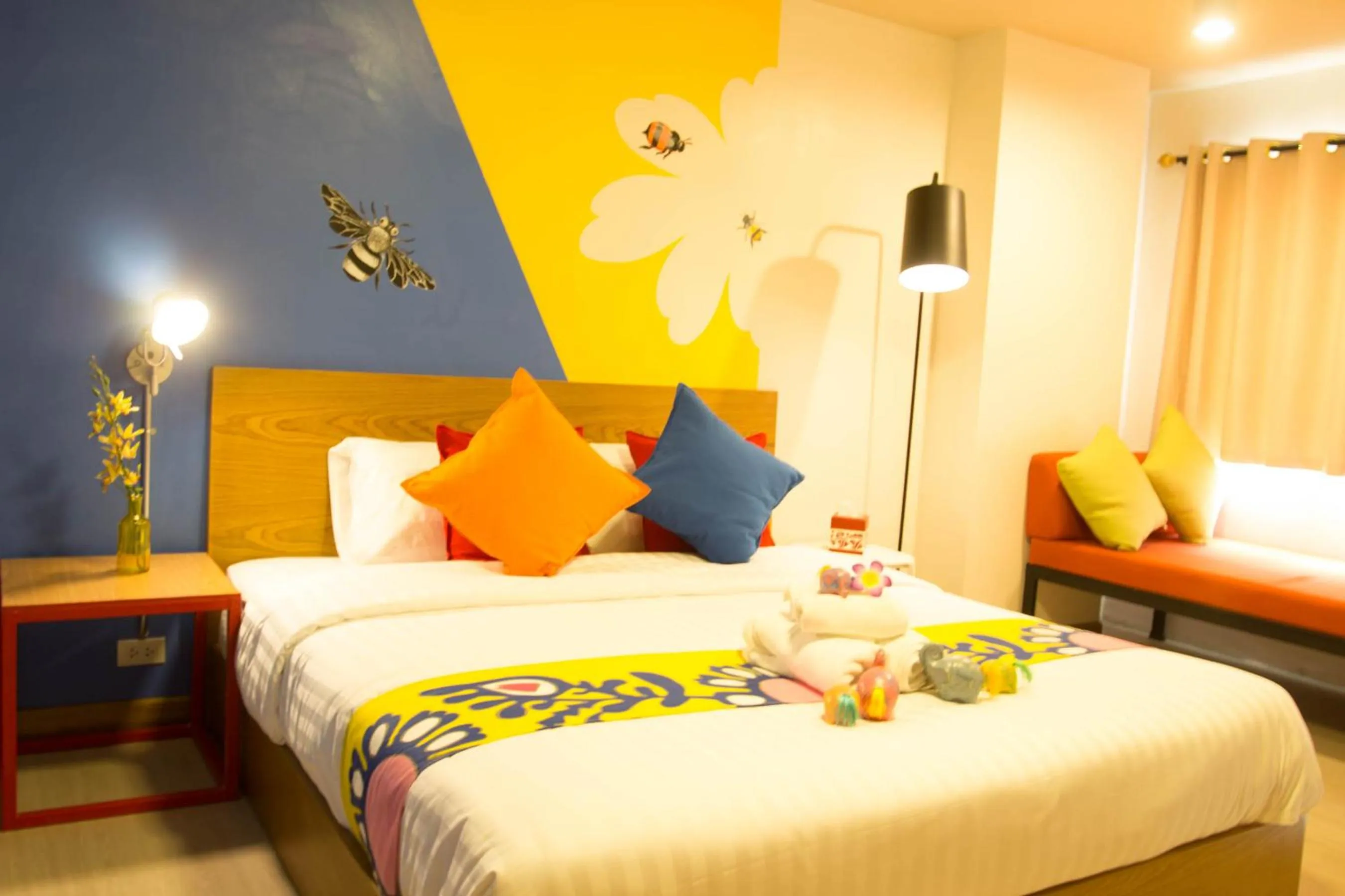 Bed in Non Nid Non Noi Design Residence