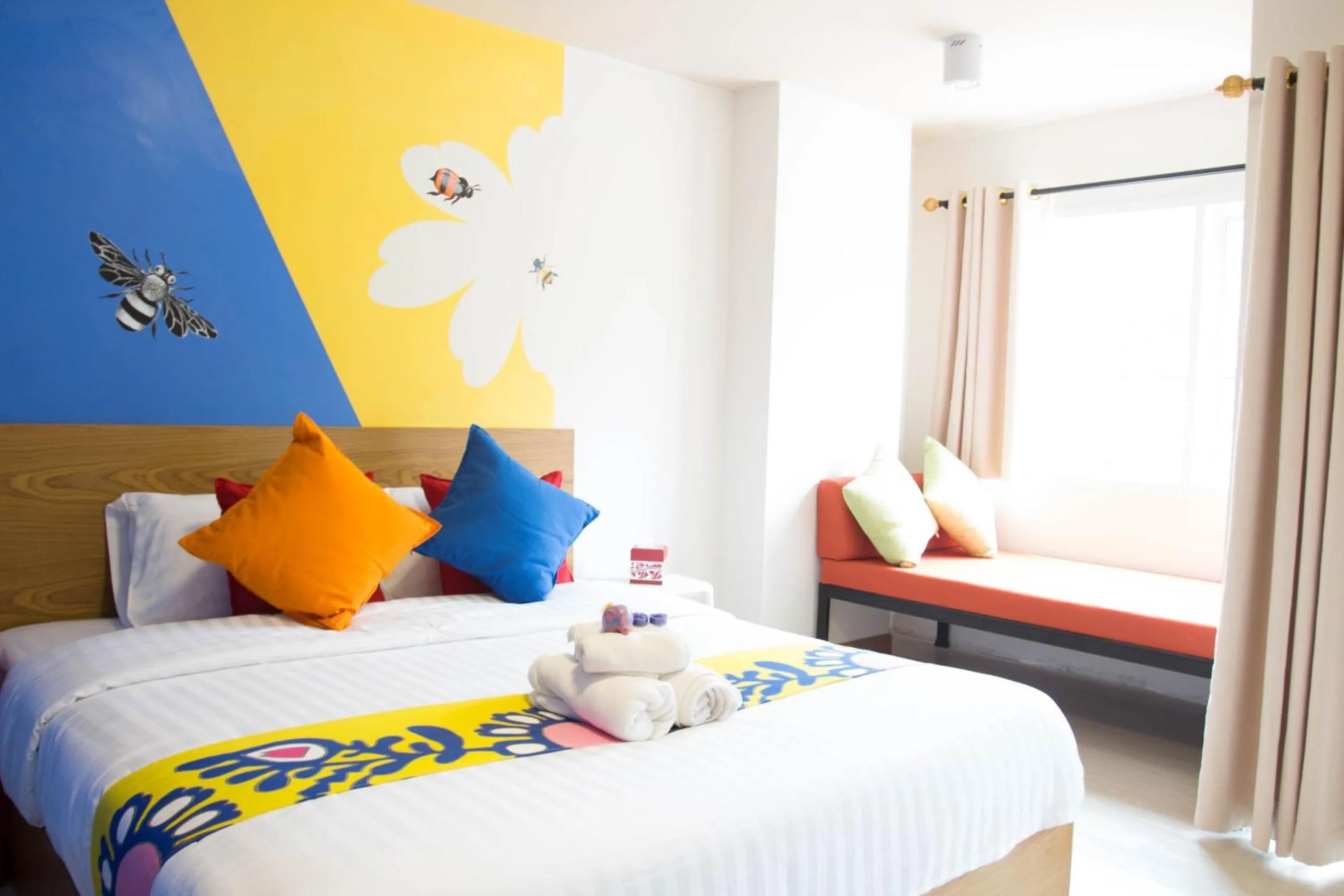 Bed in Non Nid Non Noi Design Residence