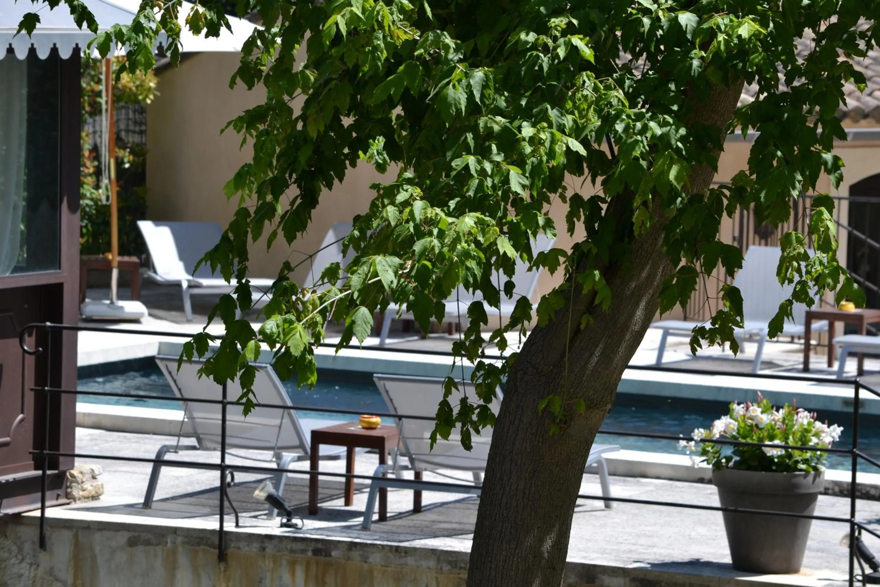 Balcony/Terrace in Hotel du Poète