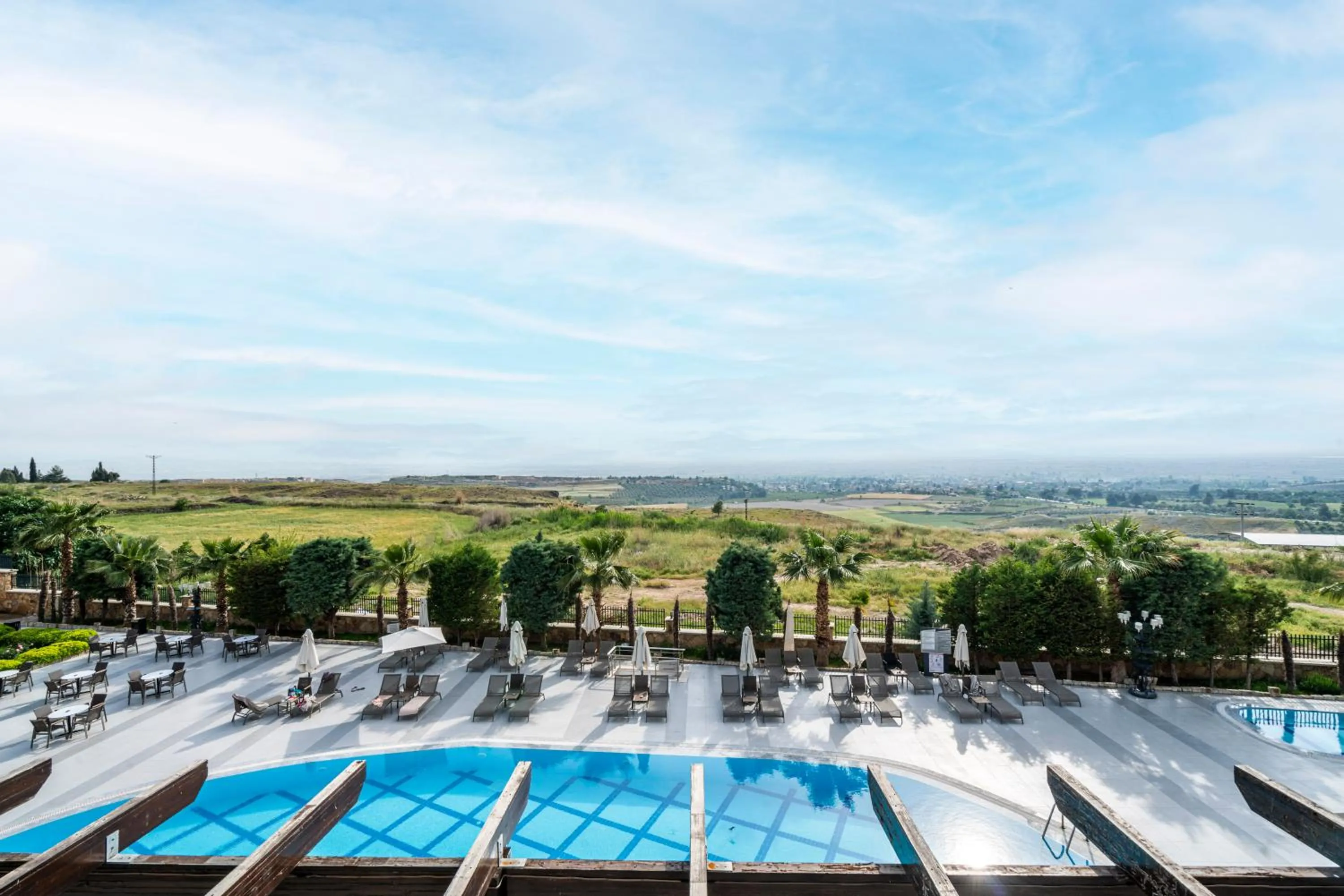 Swimming pool in Hierapark Thermal & SPA Hotel