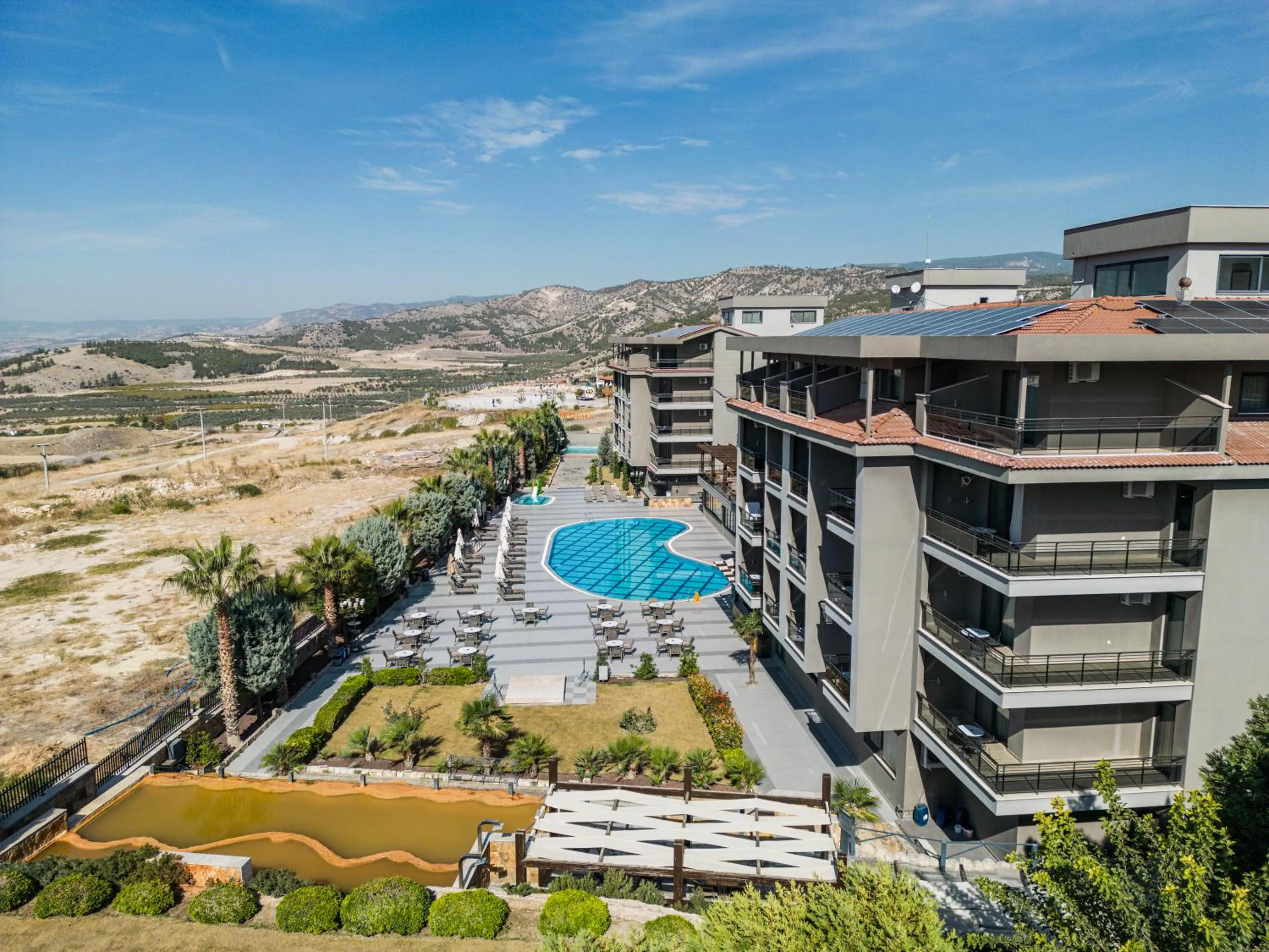 Swimming pool in Hierapark Thermal & SPA Hotel