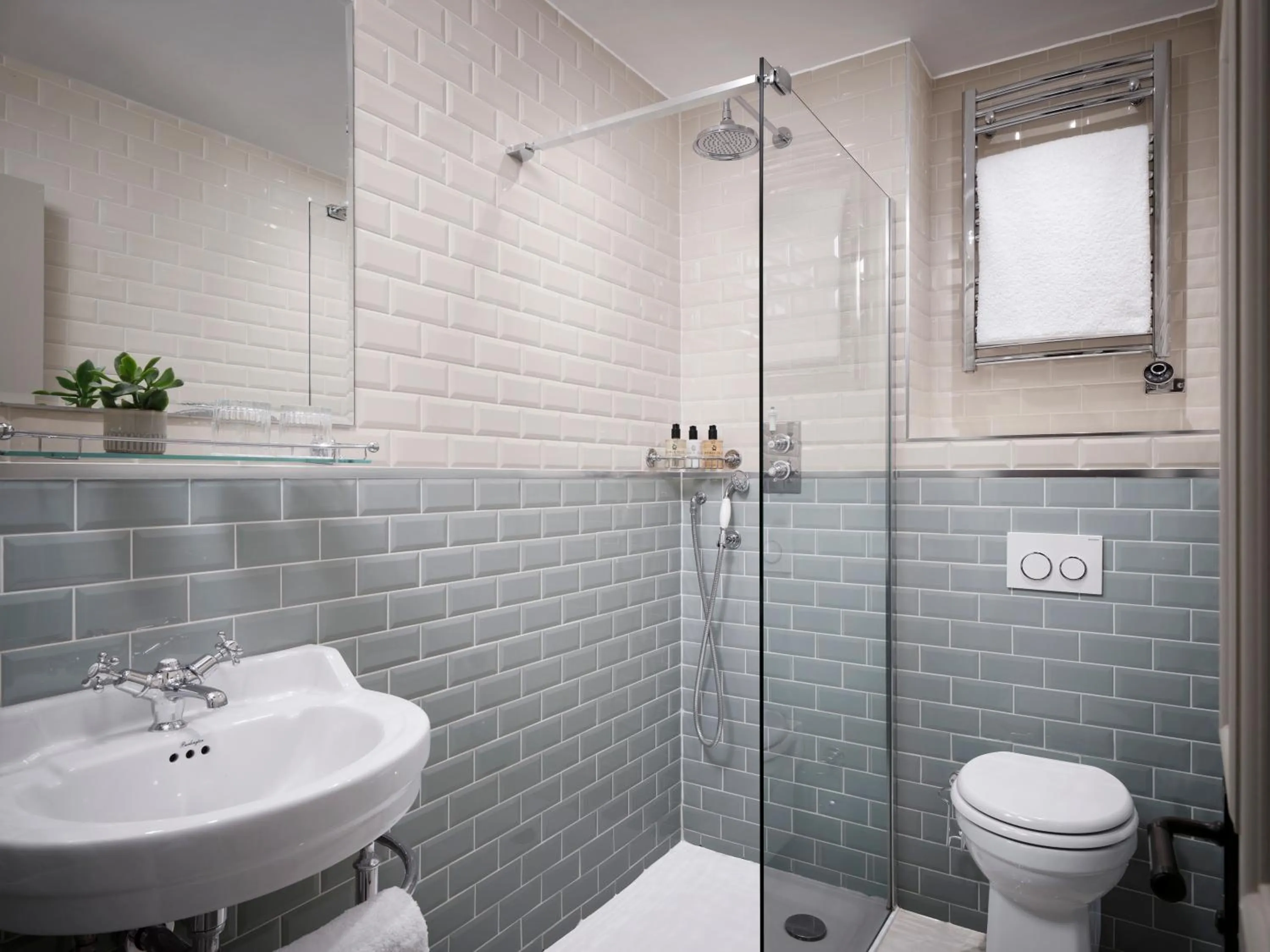 Shower in The Chelsea Townhouse by Iconic Luxury Hotels