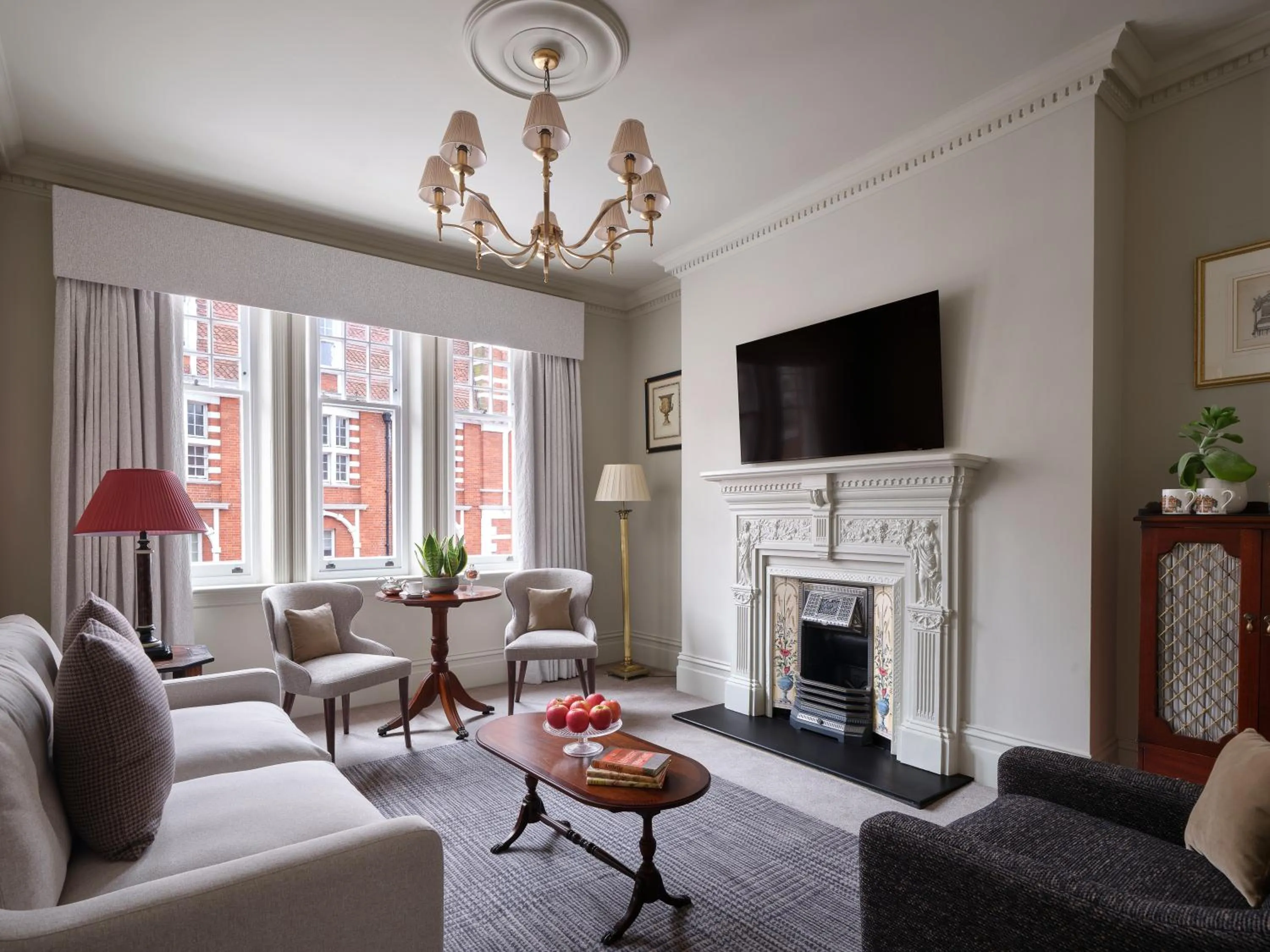 Living room in The Chelsea Townhouse by Iconic Luxury Hotels