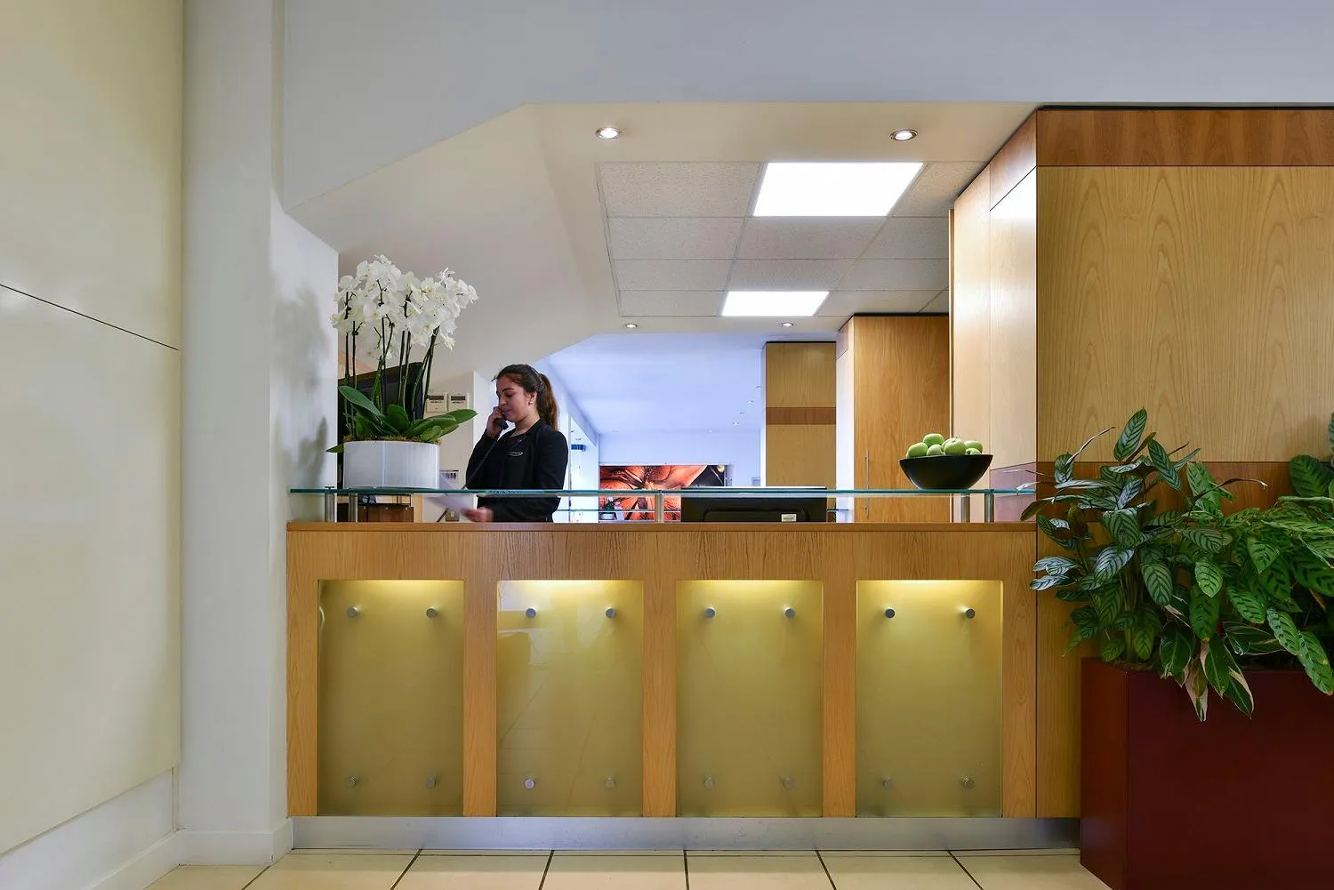 Lobby or reception in Fraser Place Canary Wharf