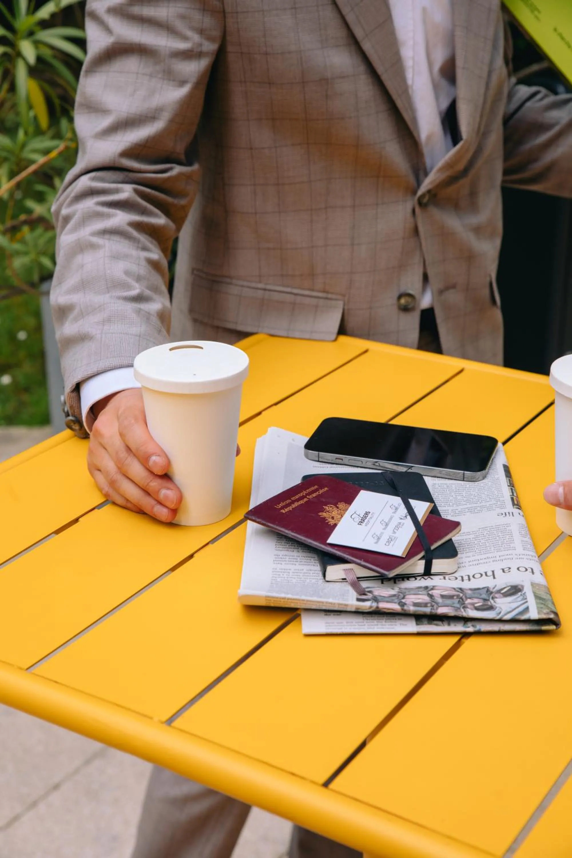 Patio in Fraser Suites Paris La Défense