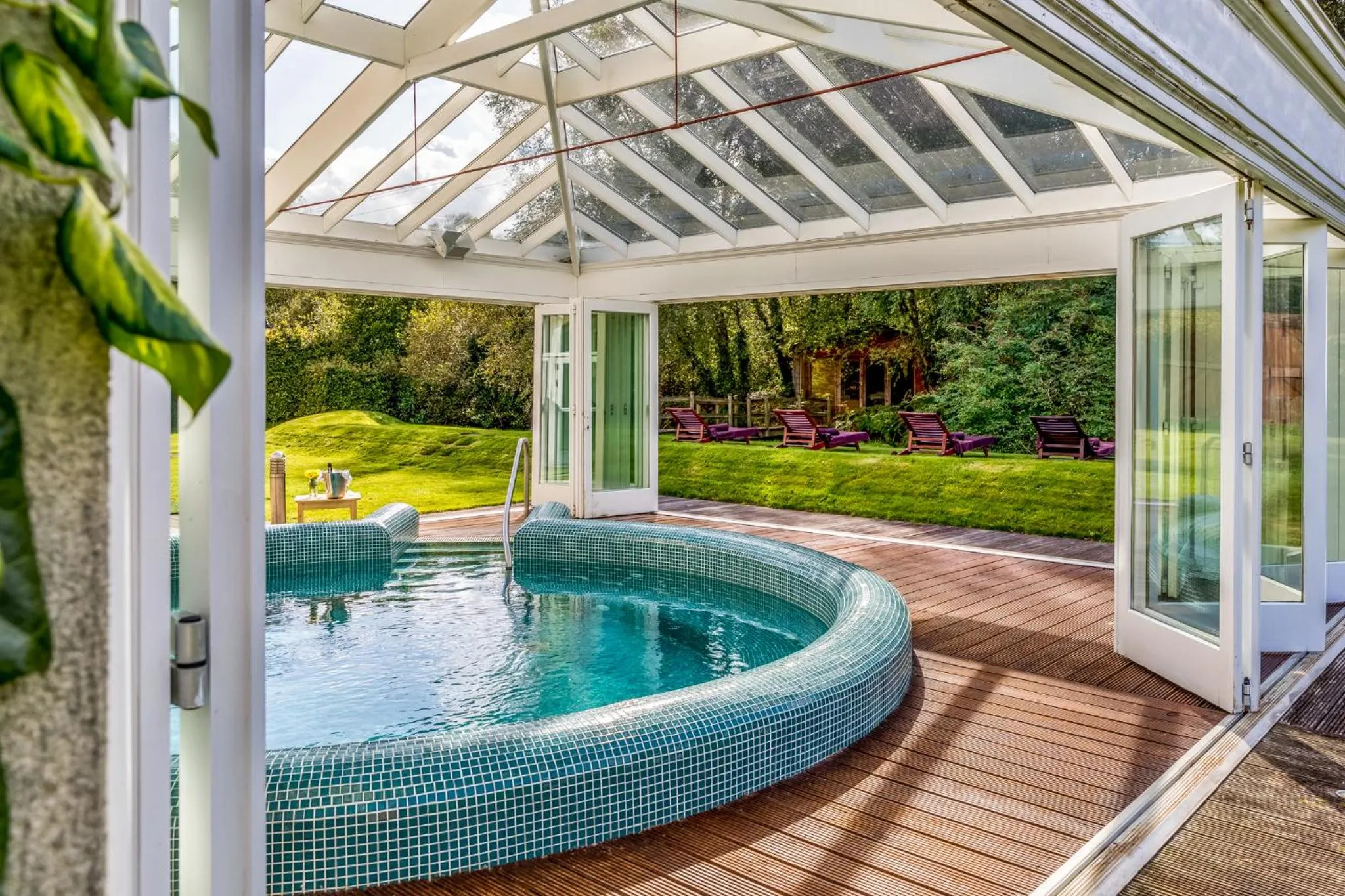 Swimming pool in BrookLodge & Macreddin Village