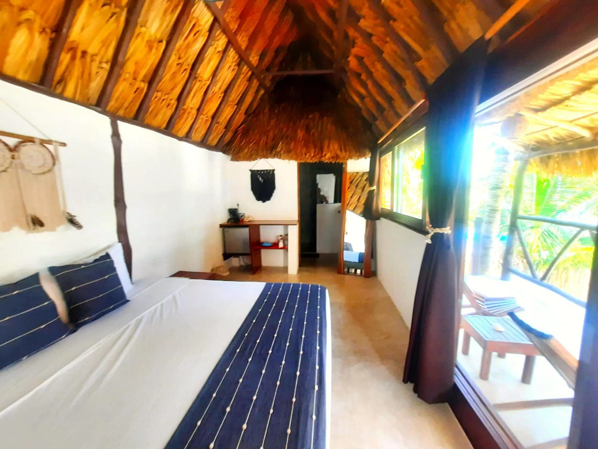 Bed in Casa Sofia Holbox