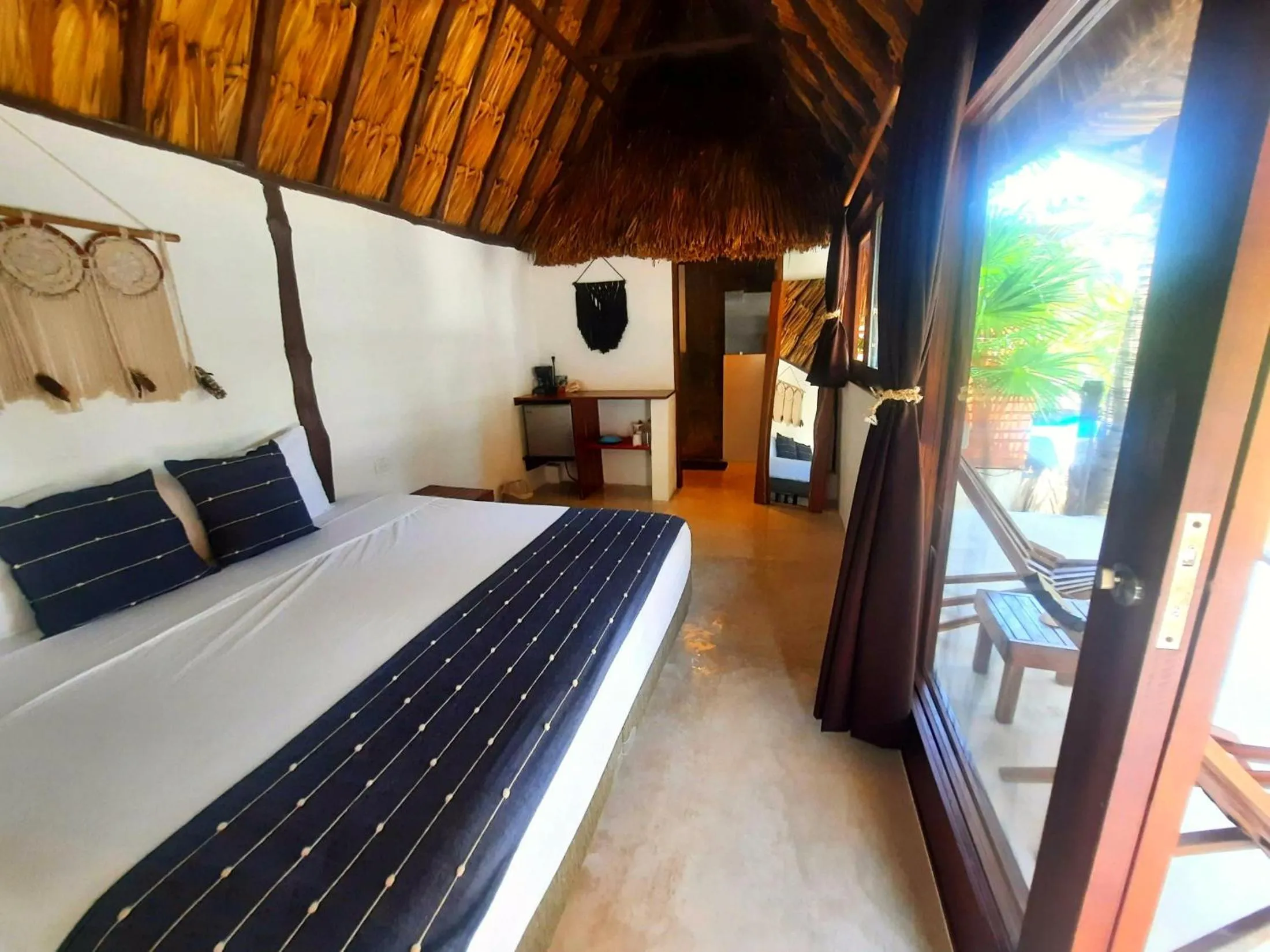 Bed in Casa Sofia Holbox