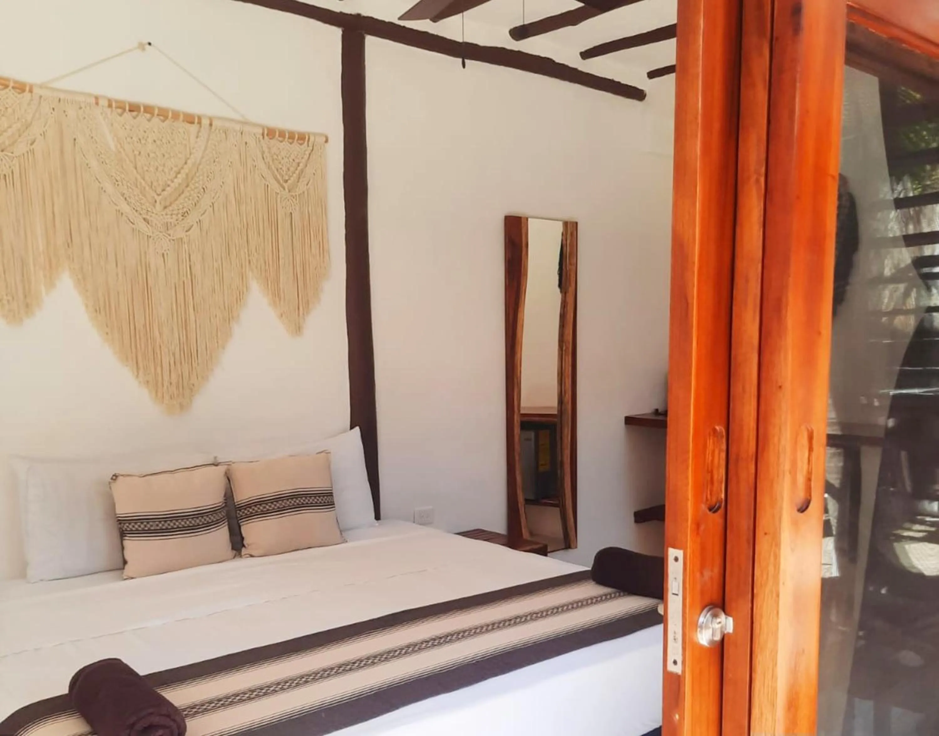 Bed in Casa Sofia Holbox