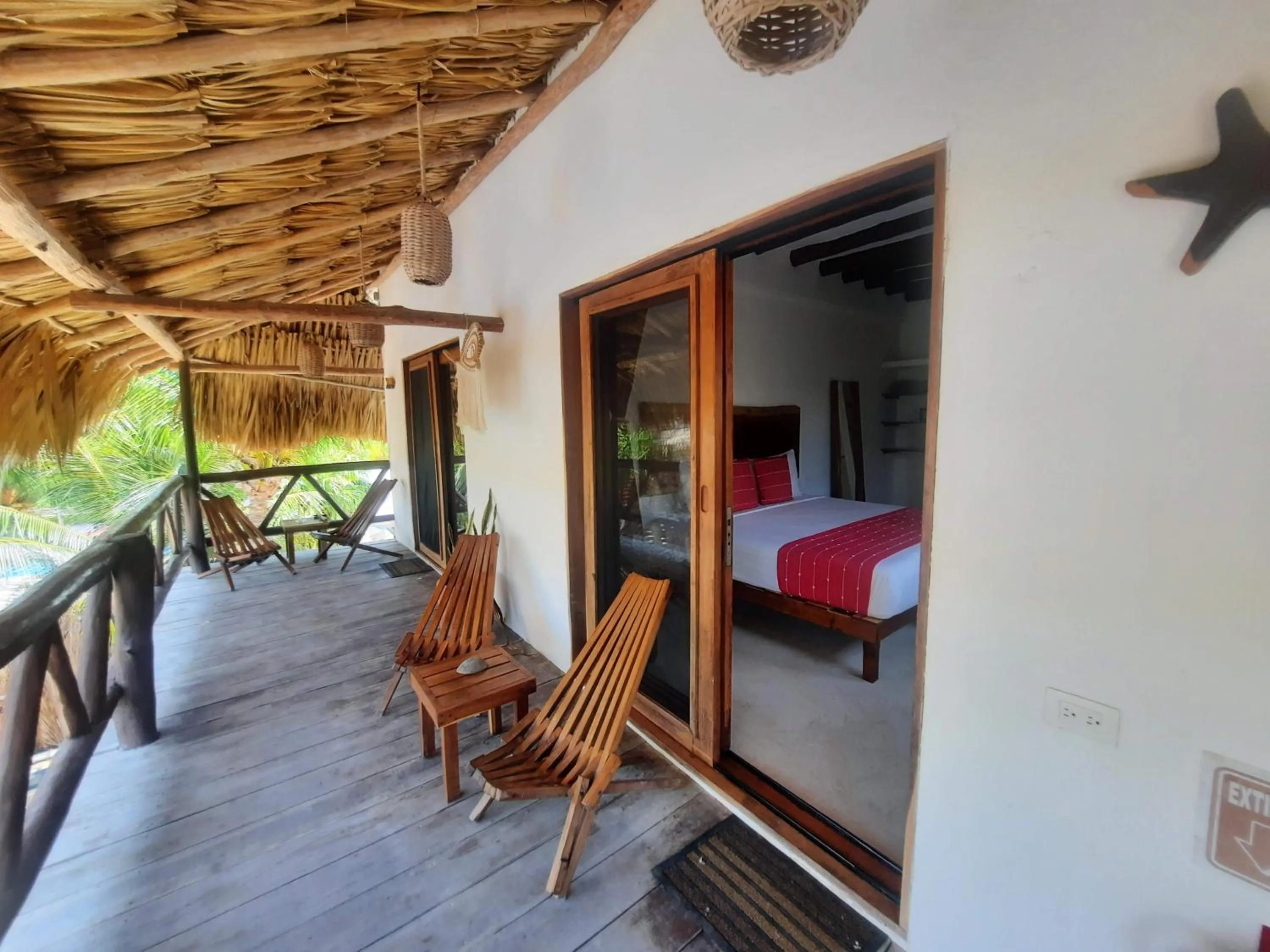 Bed in Casa Sofia Holbox