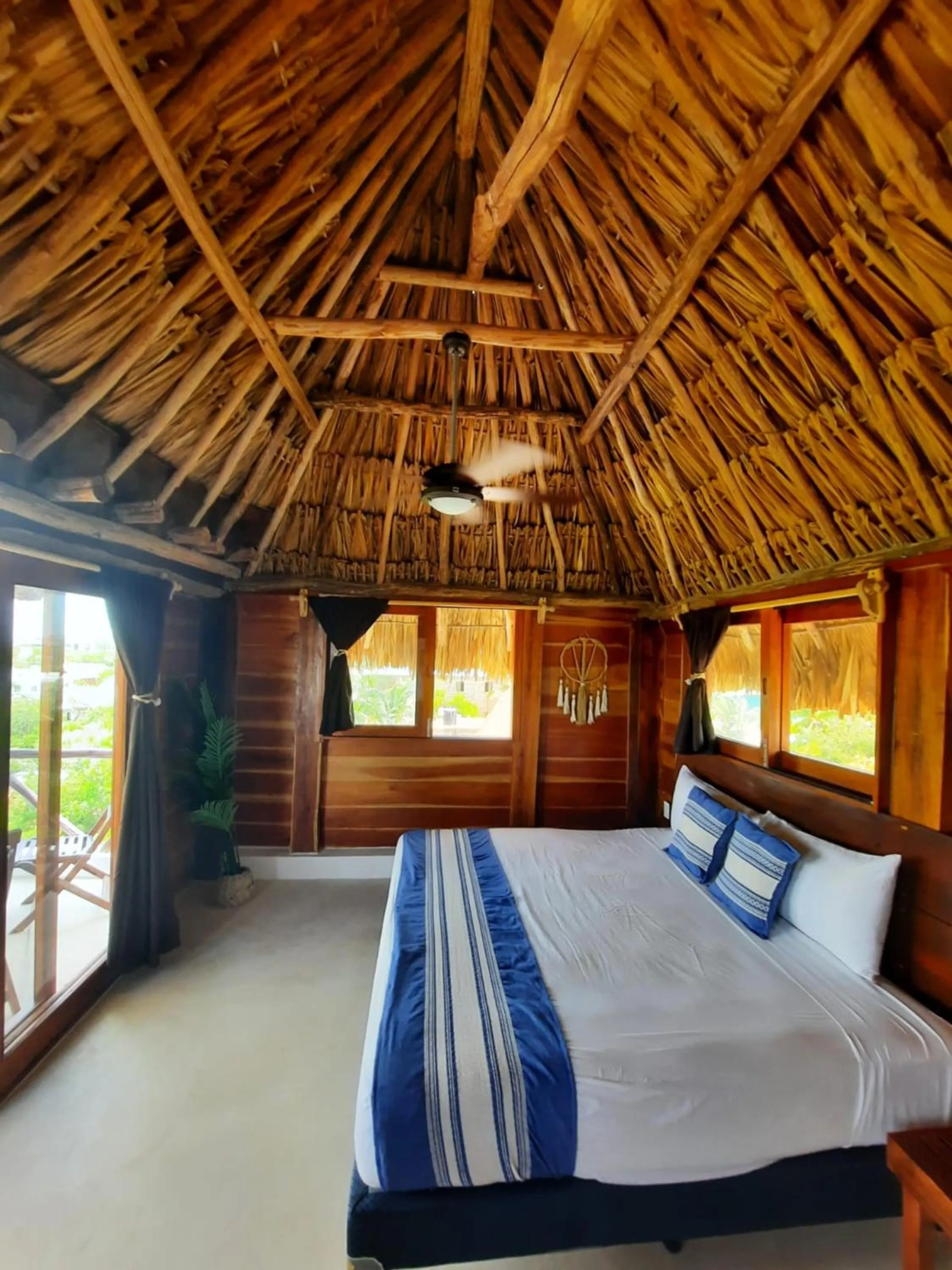 Bed in Casa Sofia Holbox